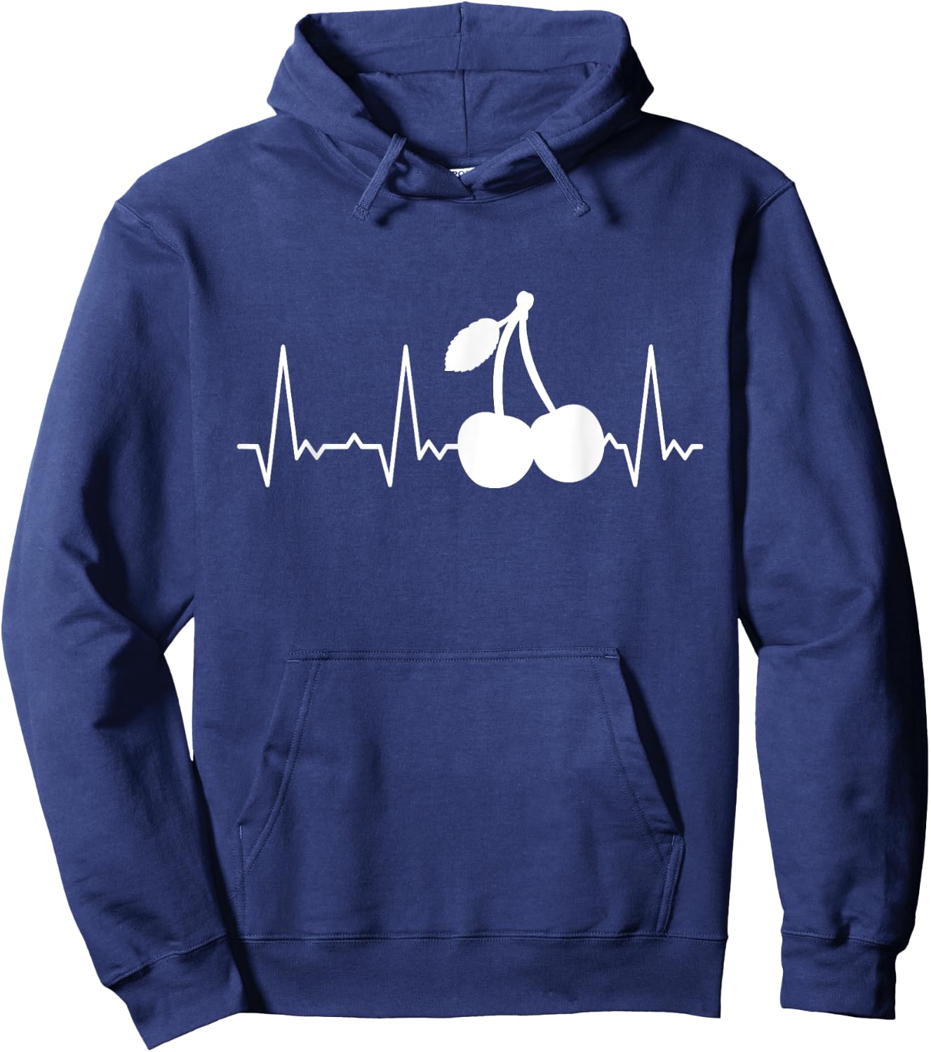 Heartbeat Cherries Hoodie - Hoodie | Navy