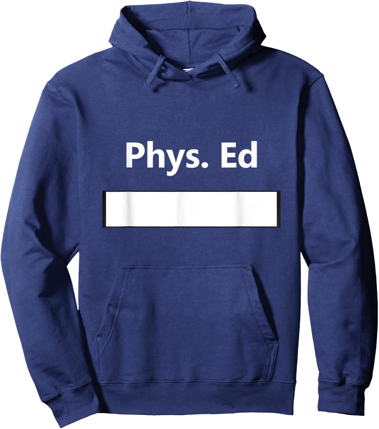 Physical Education PE Class Gym Uniform School Student Gift Hoodie - Hoodie | Navy