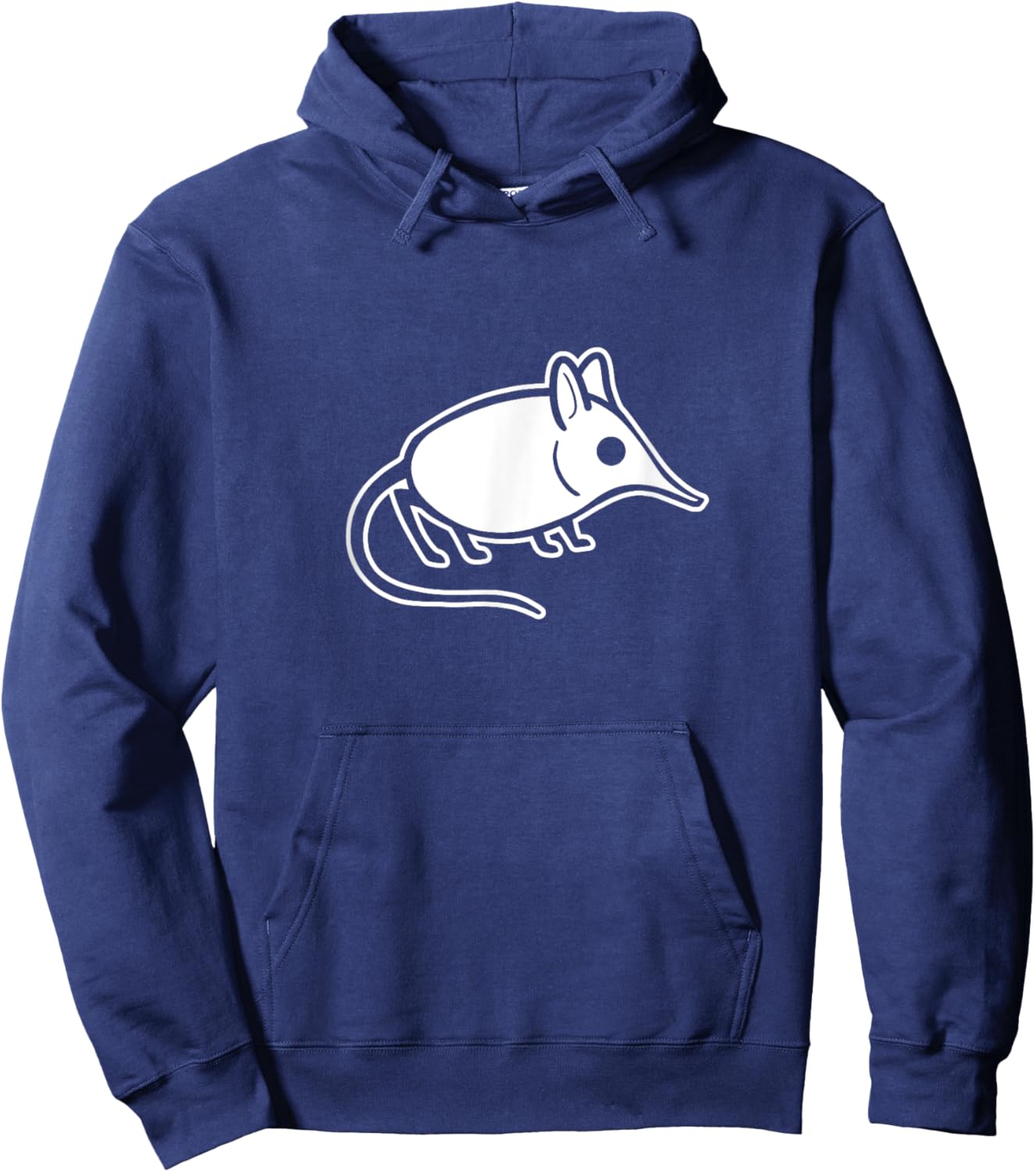 Minimal art of a cute Elephant shrew for small animals fans Hoodie - Hoodie | Navy