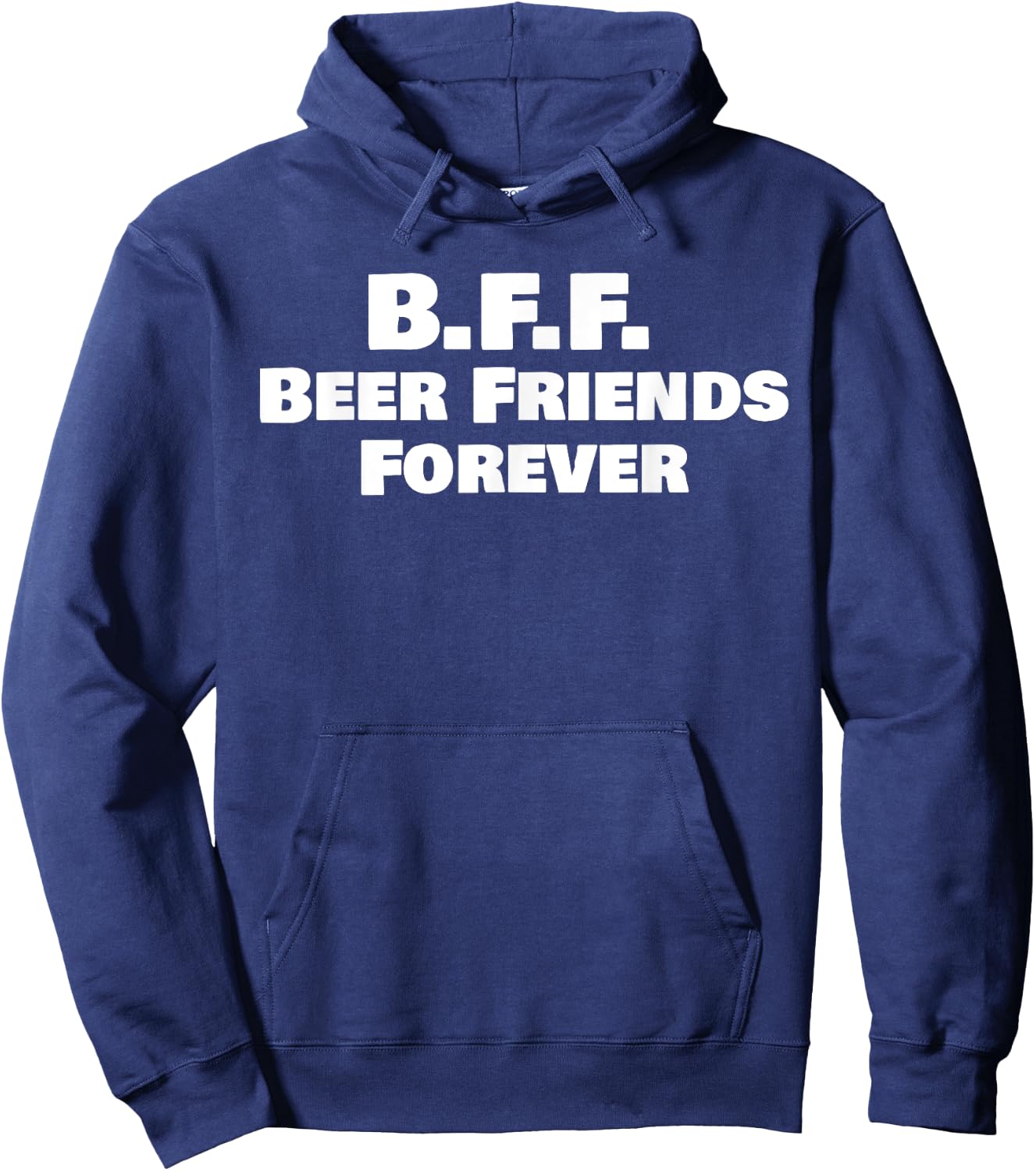 Beer Friends Forever Hoodie - Hoodie | Navy