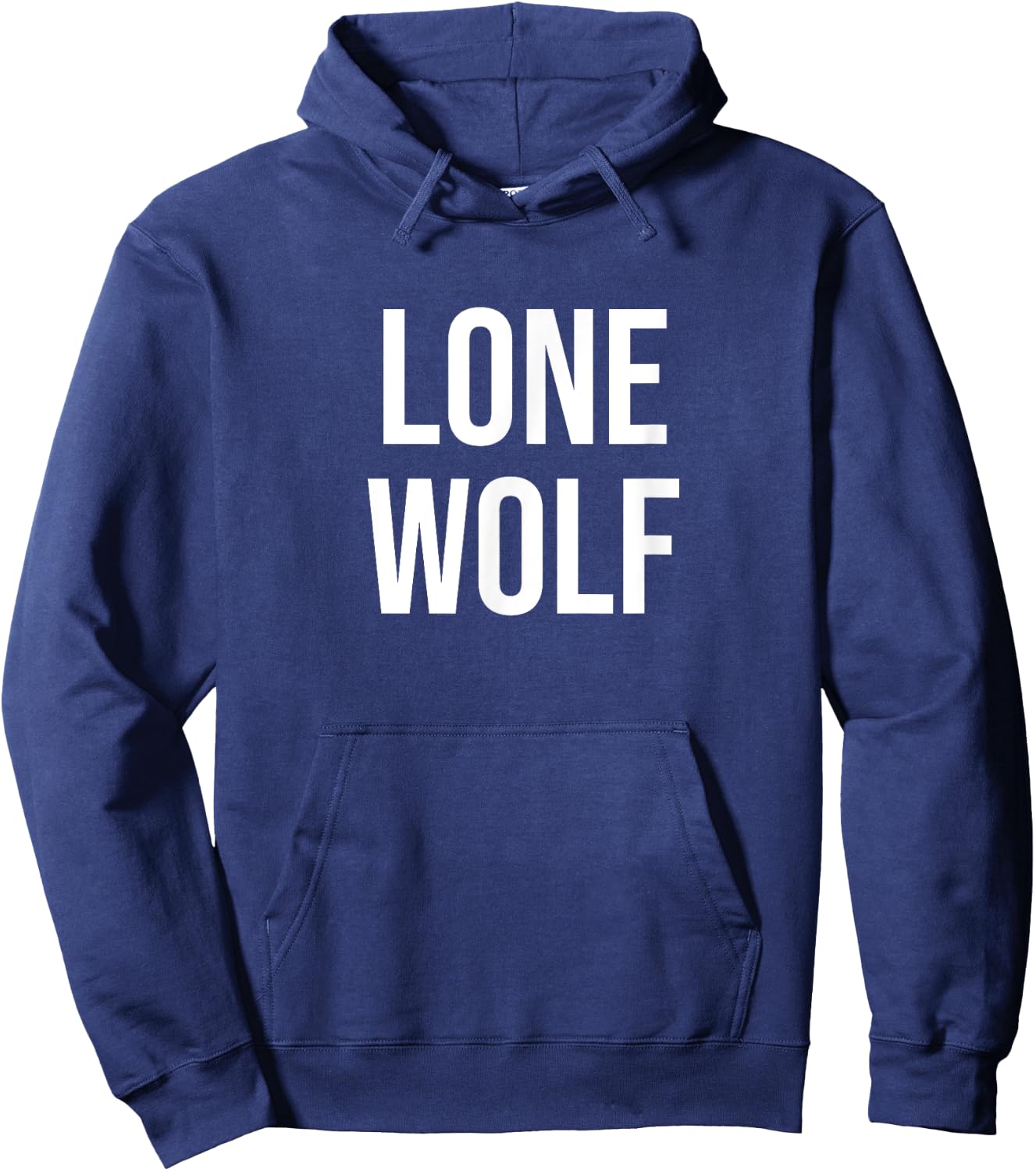 Lone Wolf Hoodie - Hoodie | Navy