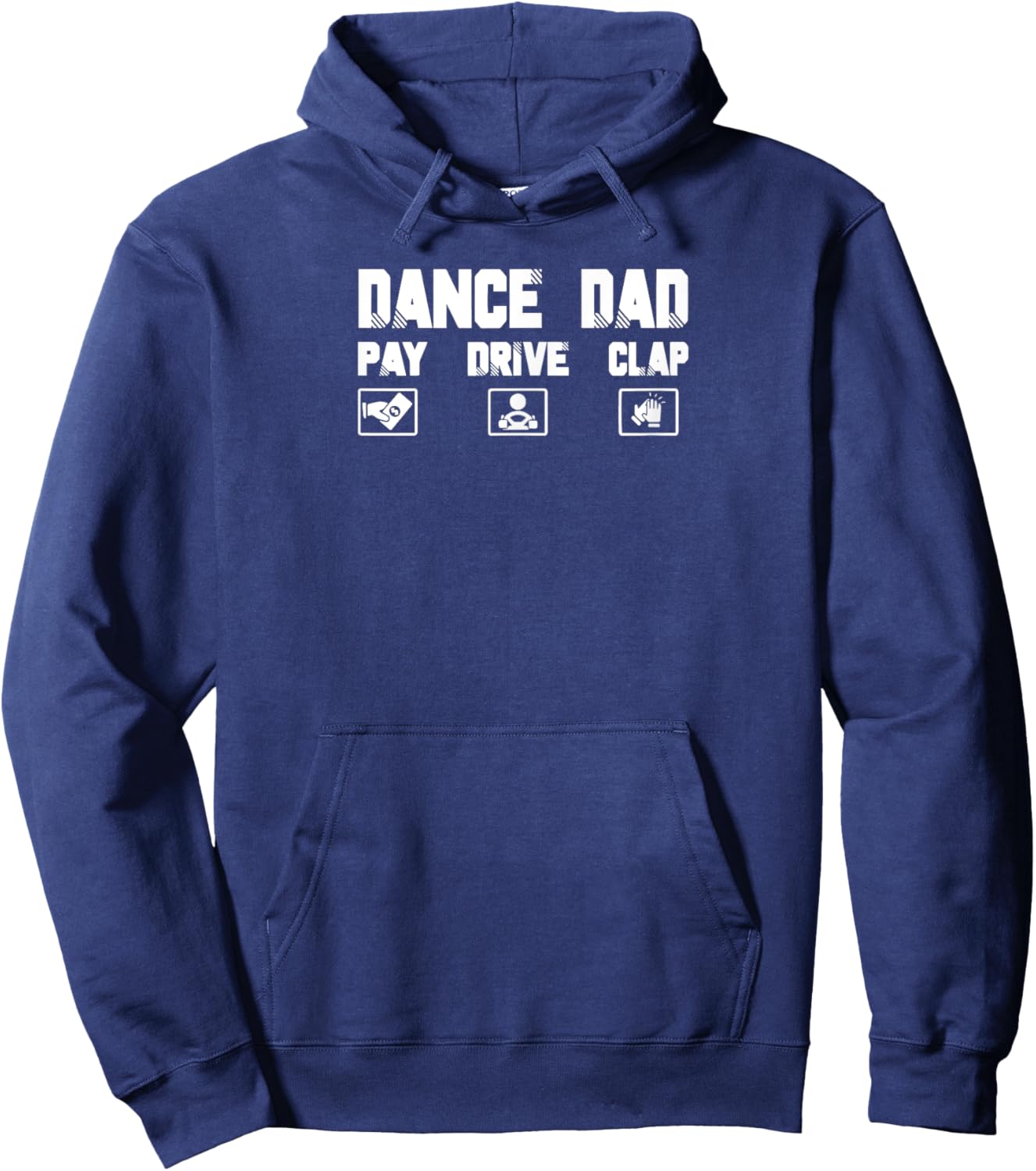 Dance Dad Funny Dancing father Proud Dancer Dad I Finance Hoodie - Hoodie | Navy