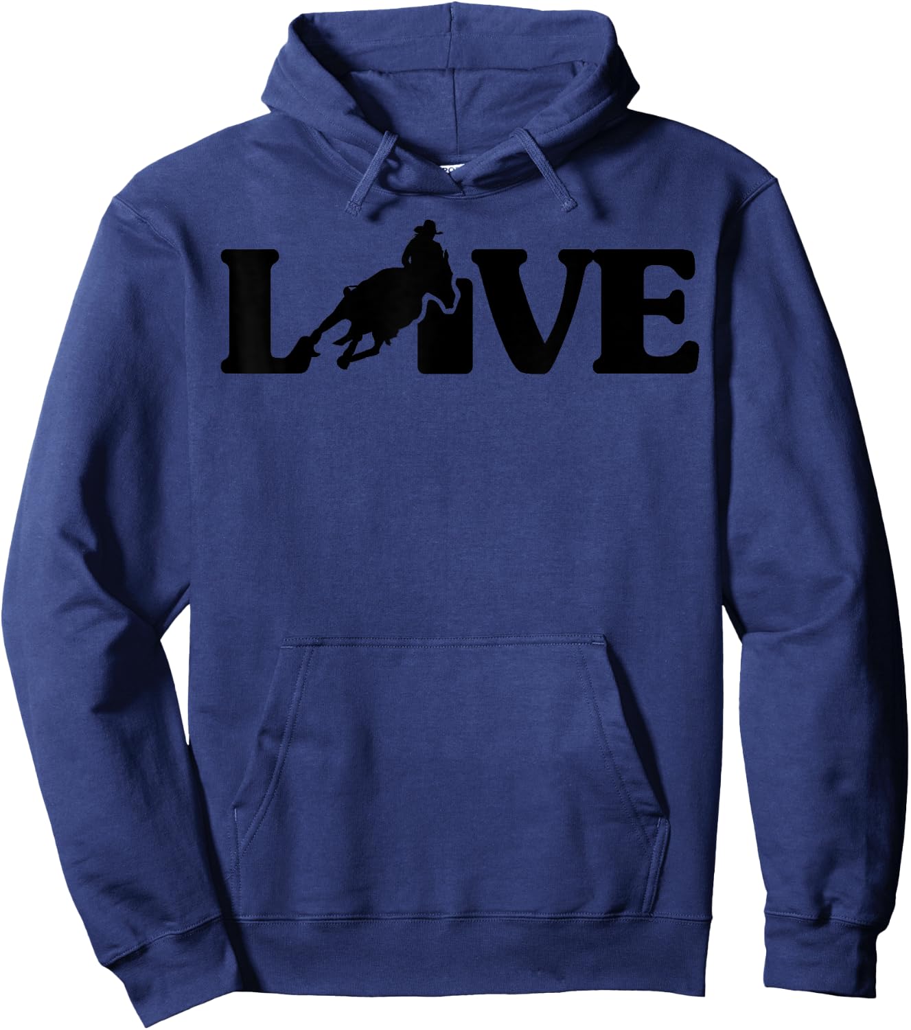 Cool Barrel Racing Gift Girls Rodeo Show Lovers Hoodie - Hoodie | Navy