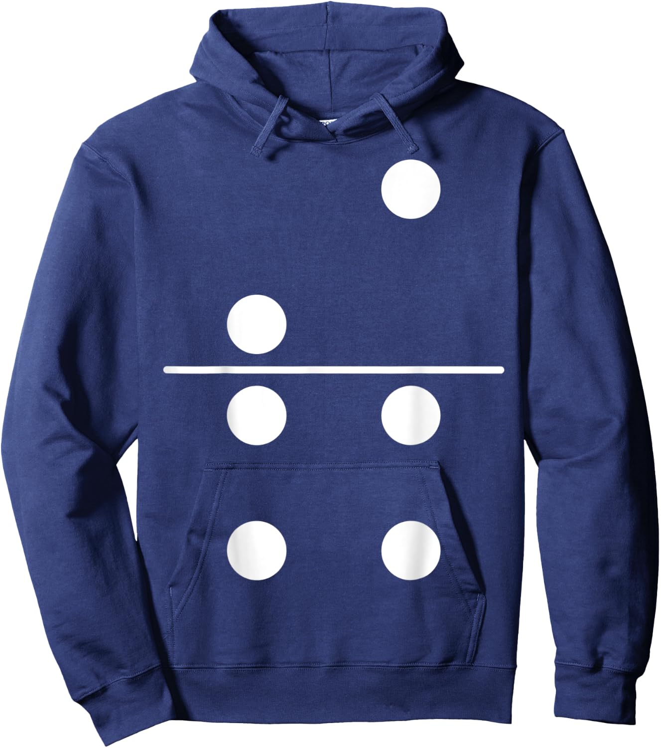 Domino Costume 2 4 Matching Family Easy Group Halloween Hoodie - Hoodie | Navy