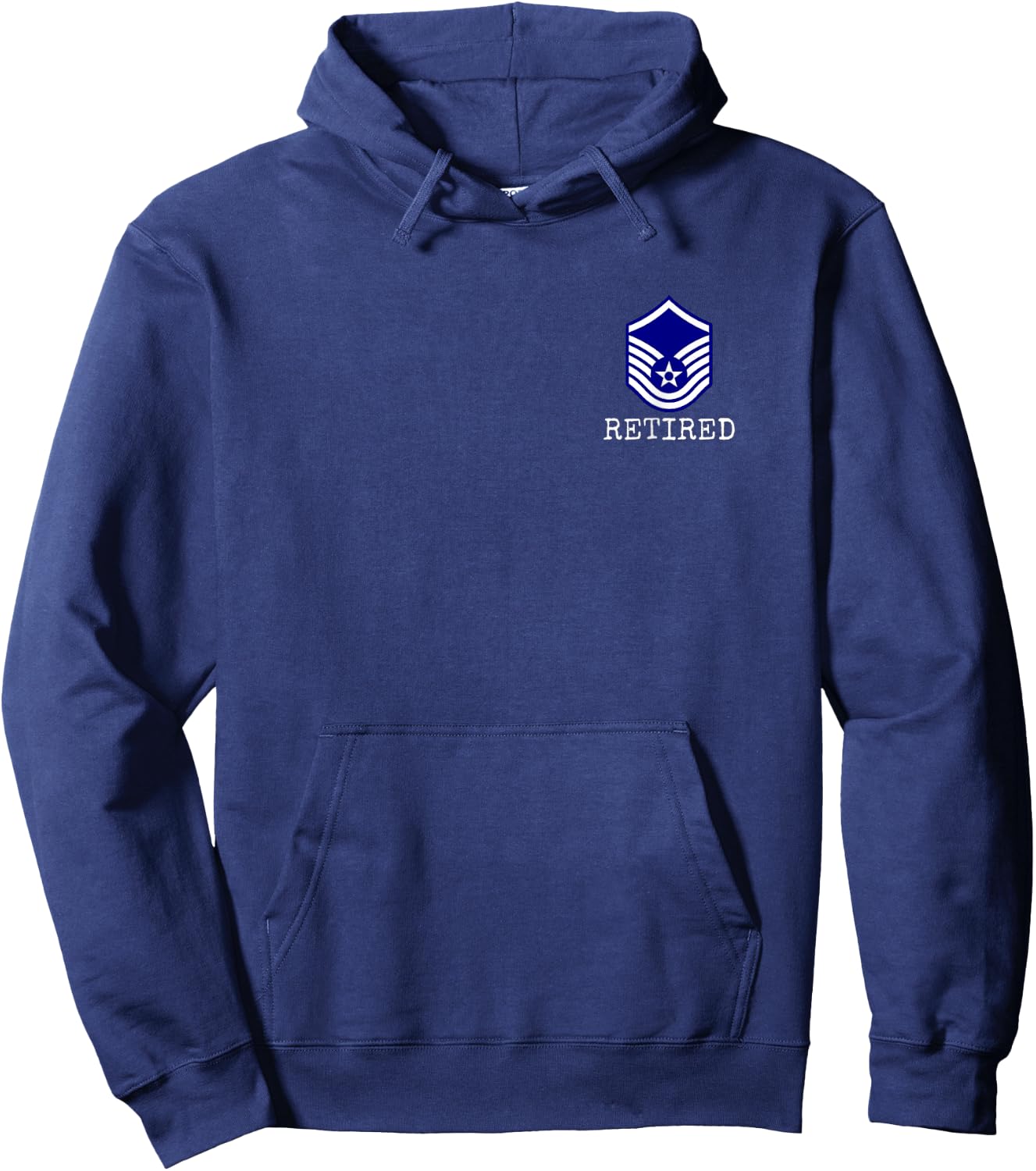 Air Force Retired E7 Master Sergeant Hoodie - Hoodie | Navy