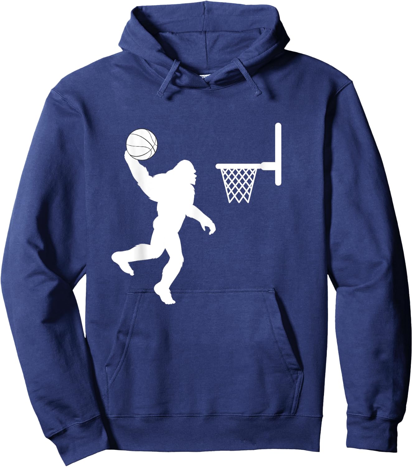 Bigfoot Basketball Hoodie - Hoodie | Navy
