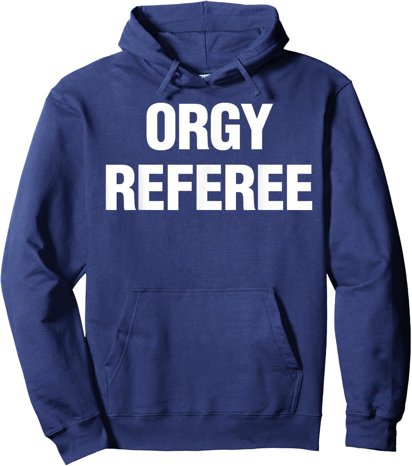 Orgy Referee Shirt Adult Humor Swinger Group Sex Freak Gift Hoodie - Hoodie | Navy