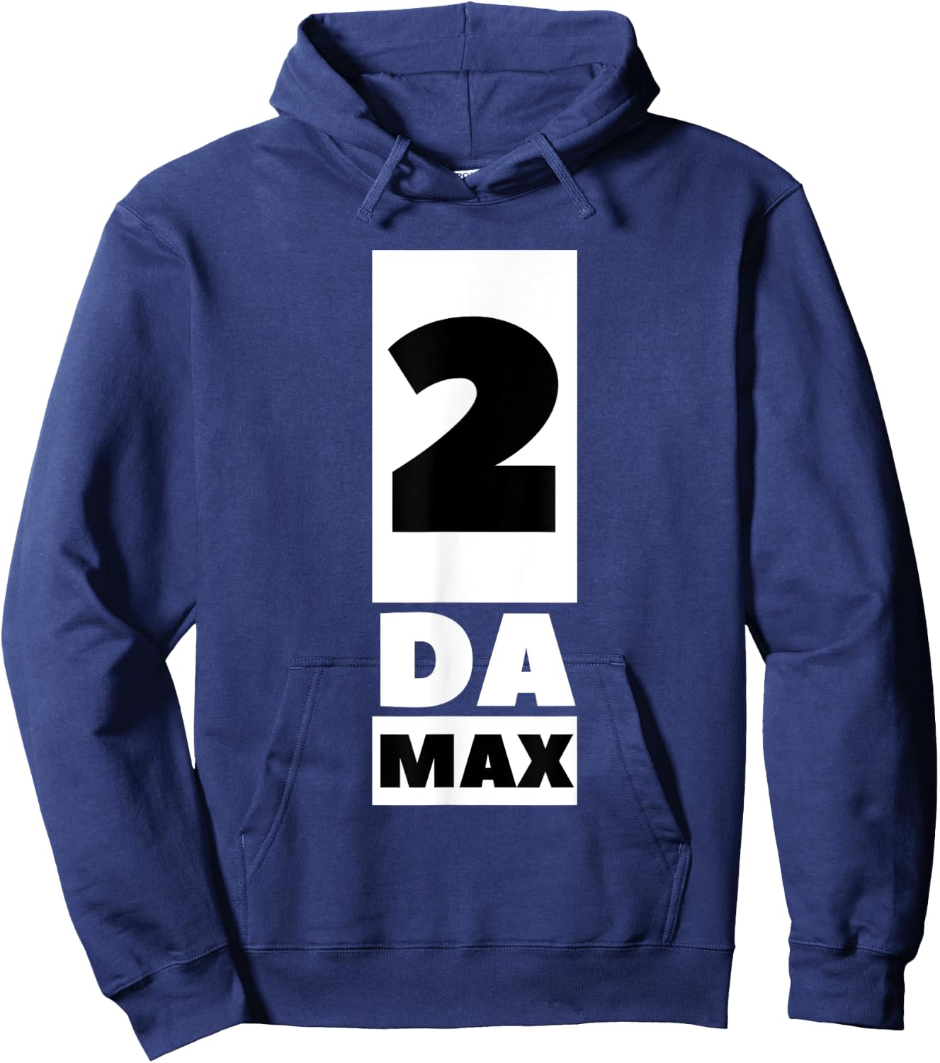 2 Da Max Gym Workout Gain Abs Muscles Weight Lifting Effort Hoodie - Hoodie | Navy