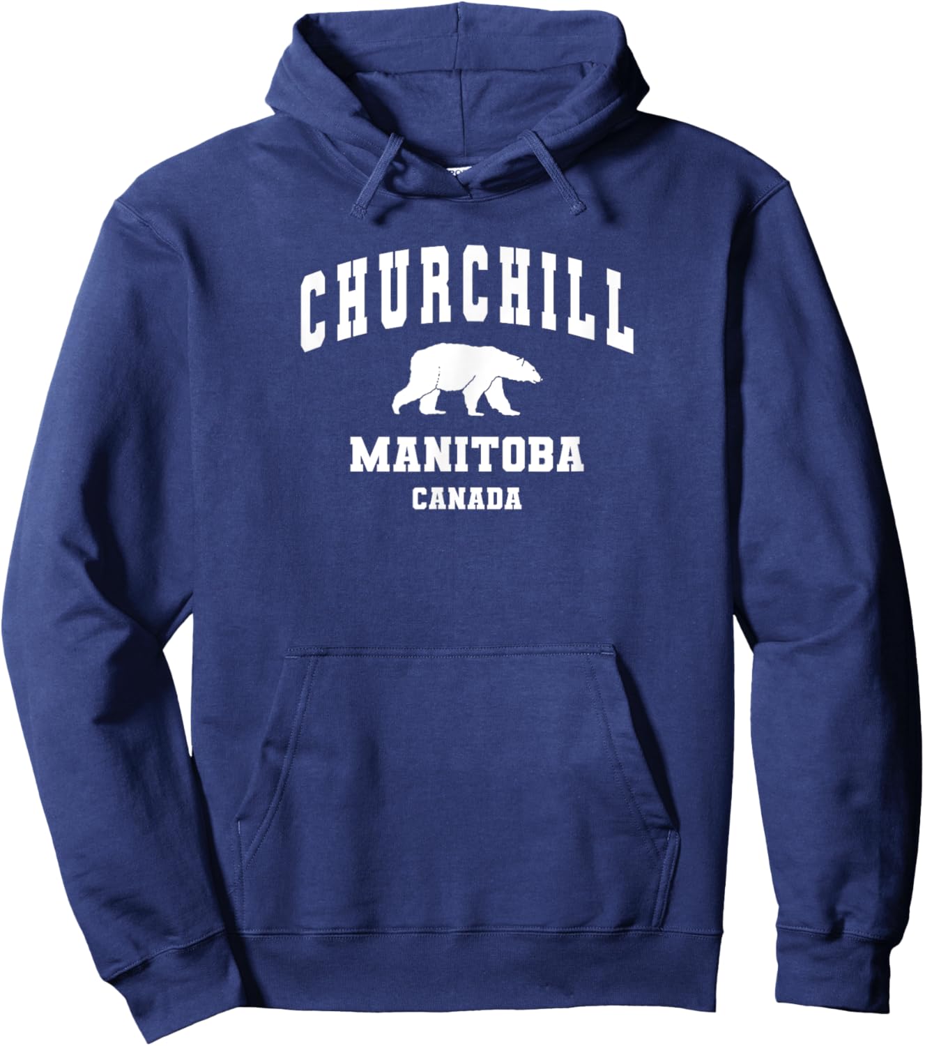 Churchill Manitoba Canada Polar Bear Hoodie - Hoodie | Navy