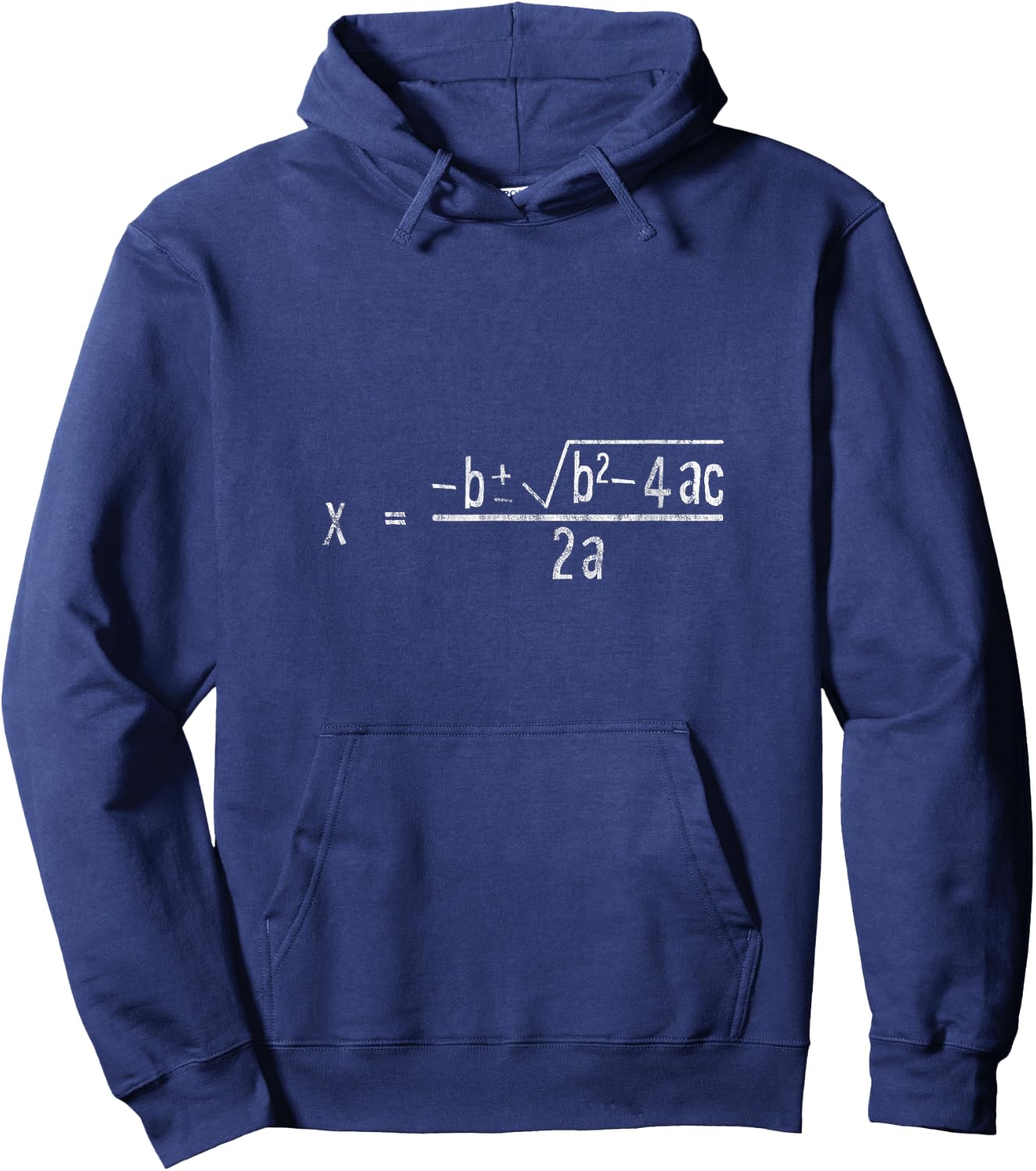 Quadratic Formula Math Class Hoodie - Hoodie | Navy