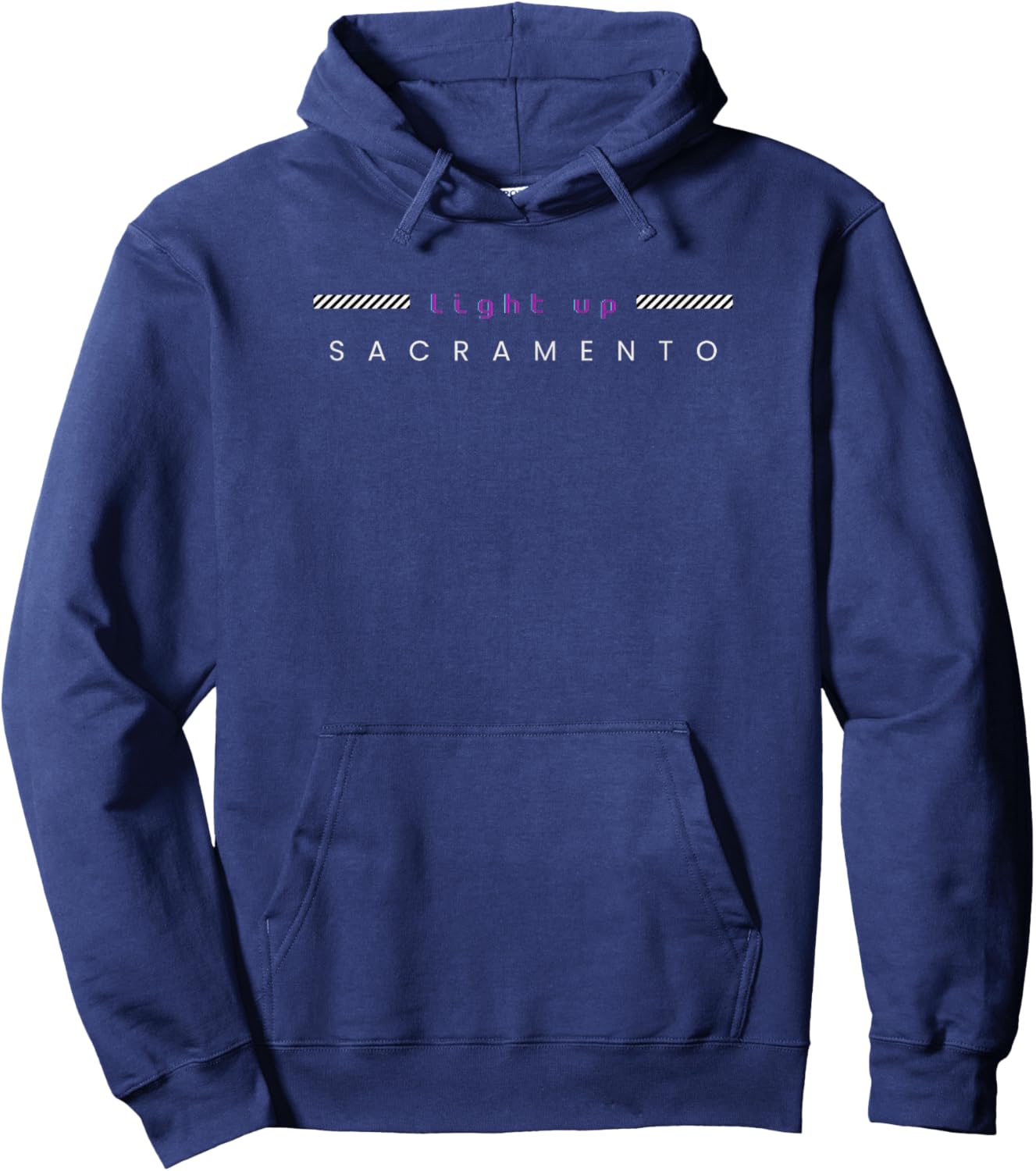 Sacramento Light Up Basketball Beam Hoodie - Hoodie | Navy