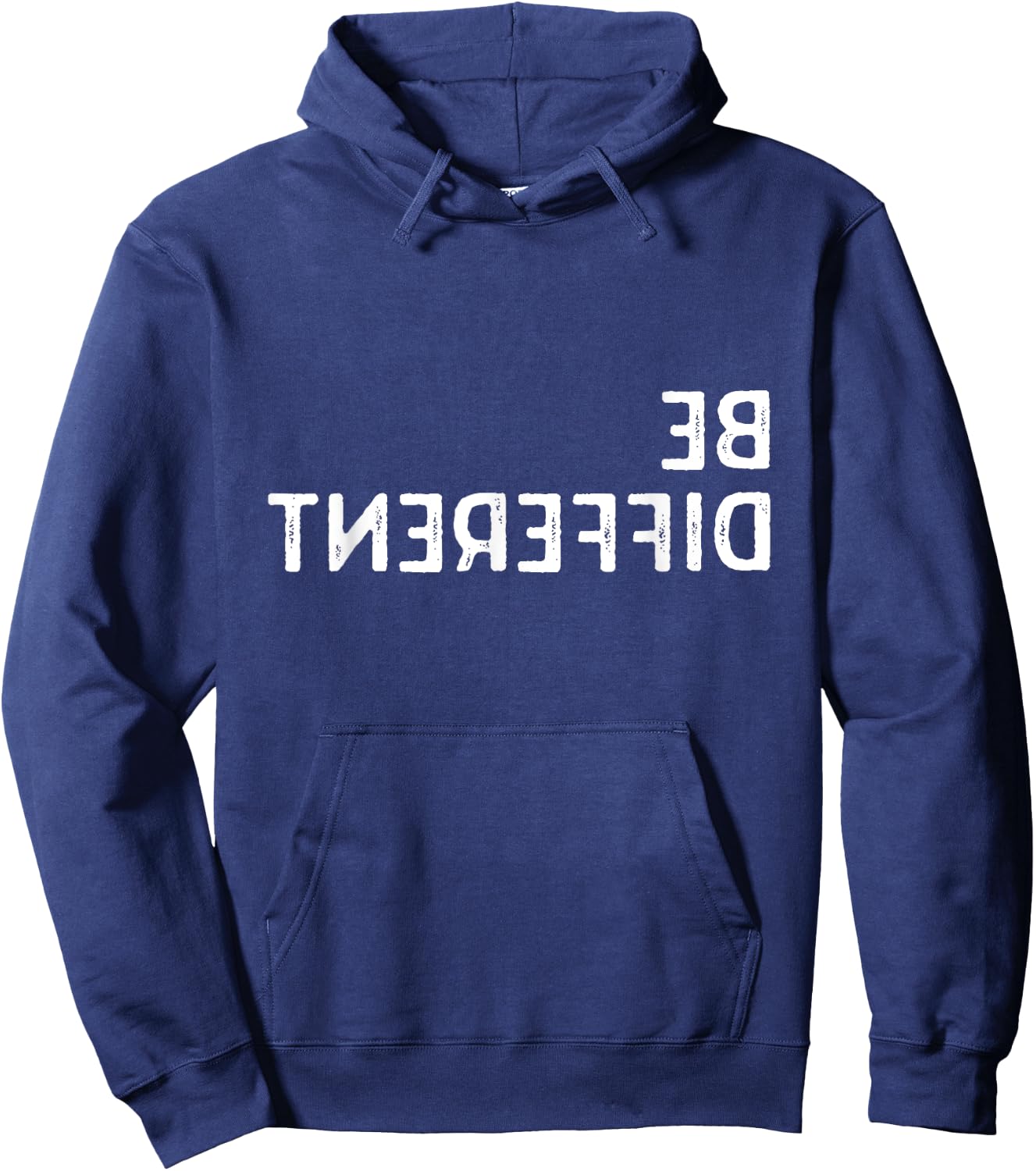 Be Different I'm Not For Everyone Funny Introvert Backwards Hoodie - Hoodie | Navy