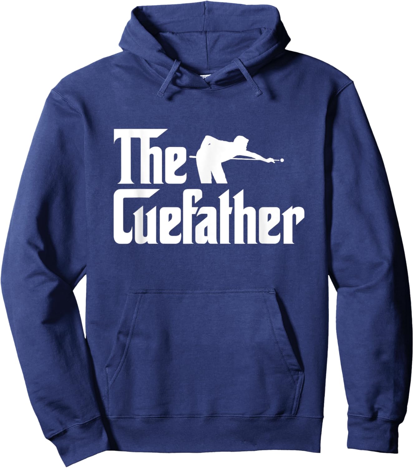 The Cuefather funny pool player billiards Dad Hoodie - Hoodie | Navy