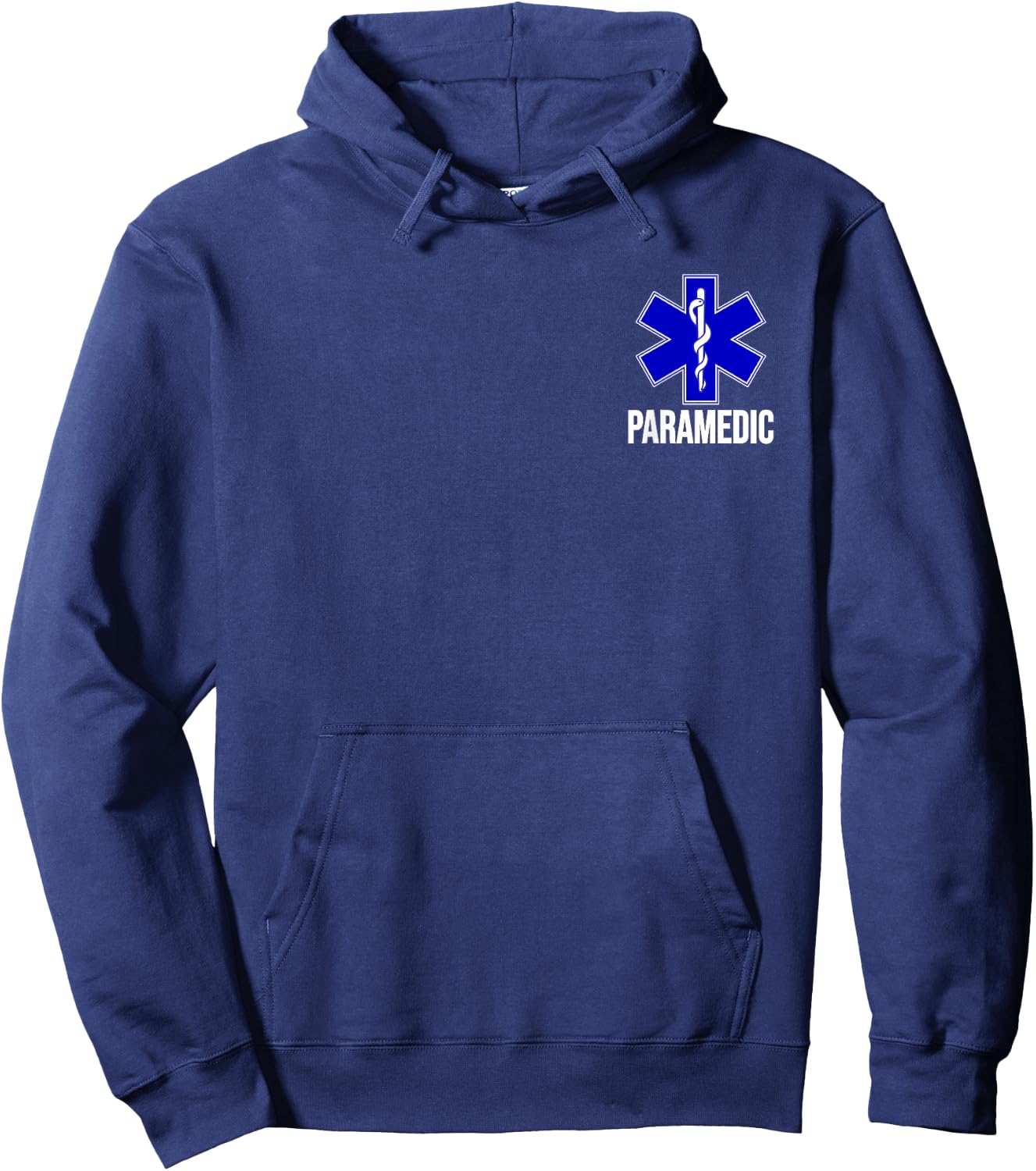 Paramedic Star of Life EMT EMS Ambulance Uniform Costume Hoodie - Hoodie | Navy