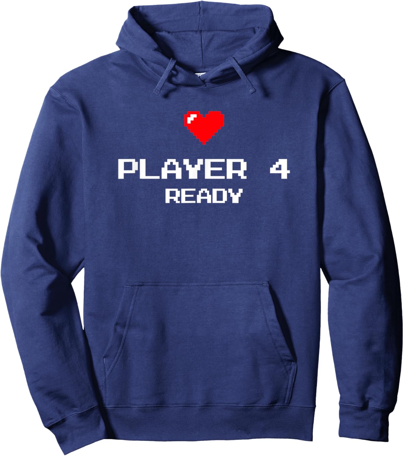 Player 4 Brother Sister - Retro Gaming - Baby Announcement Hoodie - Hoodie | Navy