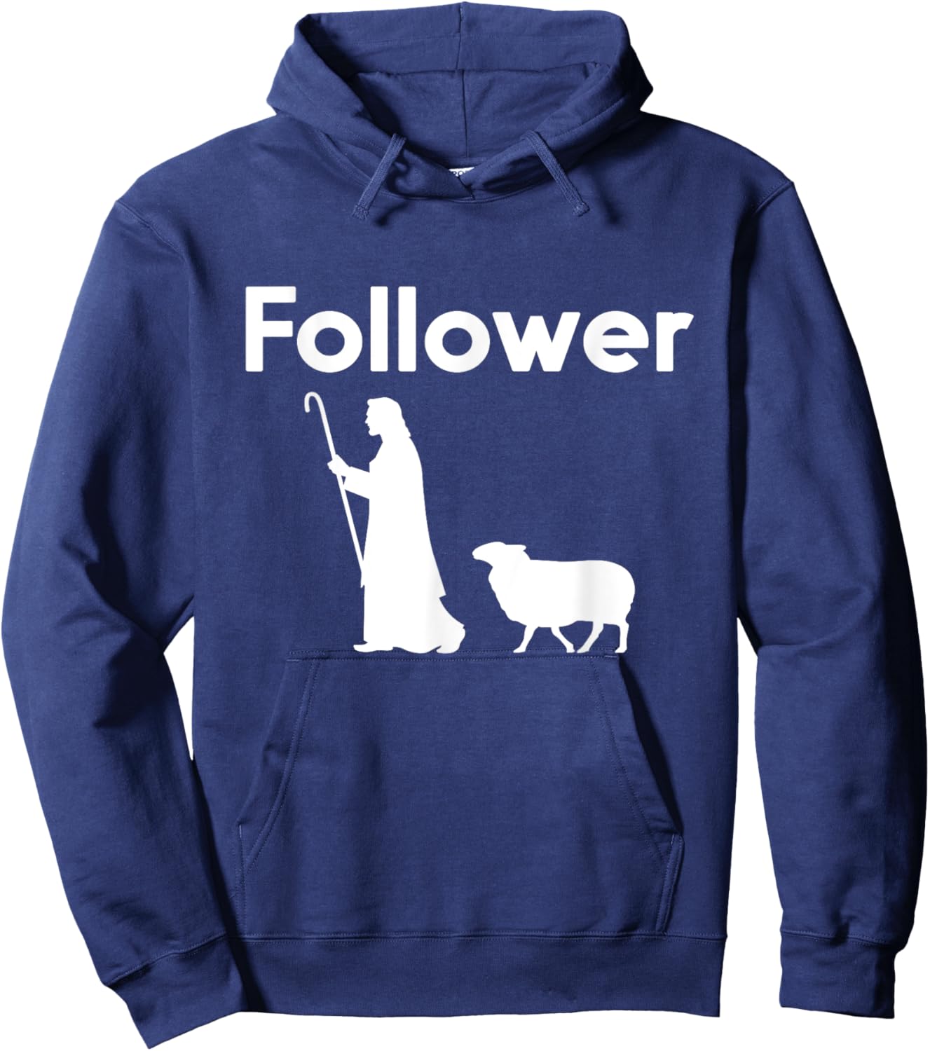 Followers of Jesus Christ parable of the lost sheep Hoodie - Hoodie | Navy