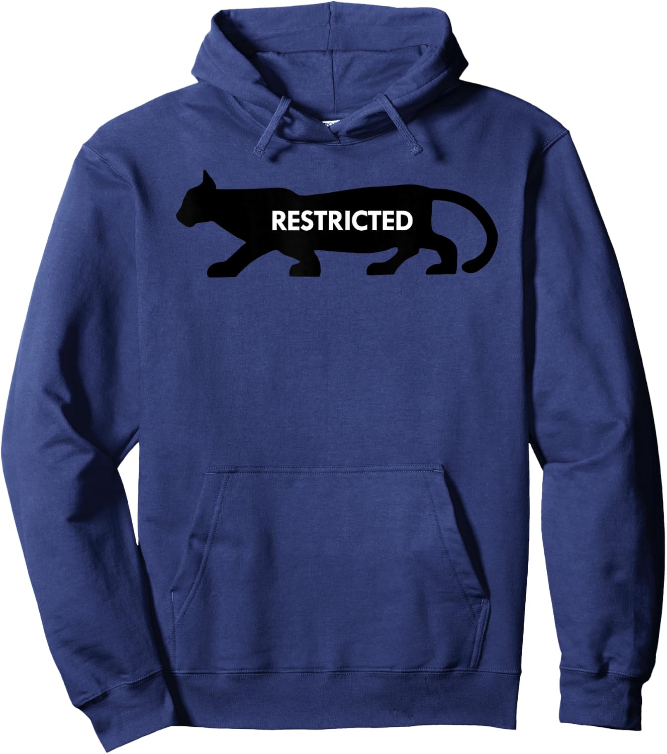 Restricted Movie Rating Cougar Hoodie - Hoodie | Navy