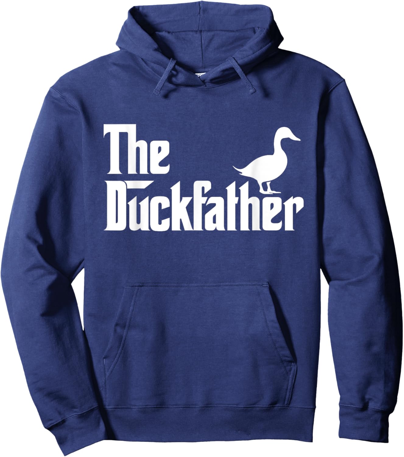 The Duckfather - Duck Lover Waterfowl Animal Hoodie - Hoodie | Navy