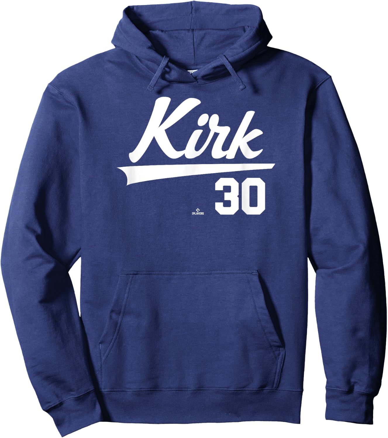 Player Name Swoosh Alejandro Kirk Toronto Baseball MLBPA Hoodie - Hoodie | Navy