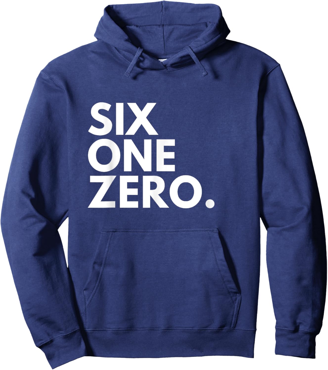 SIX ONE ZERO Area Code 610 Allentown PA Pennsylvania USA Hoodie - Hoodie | Navy