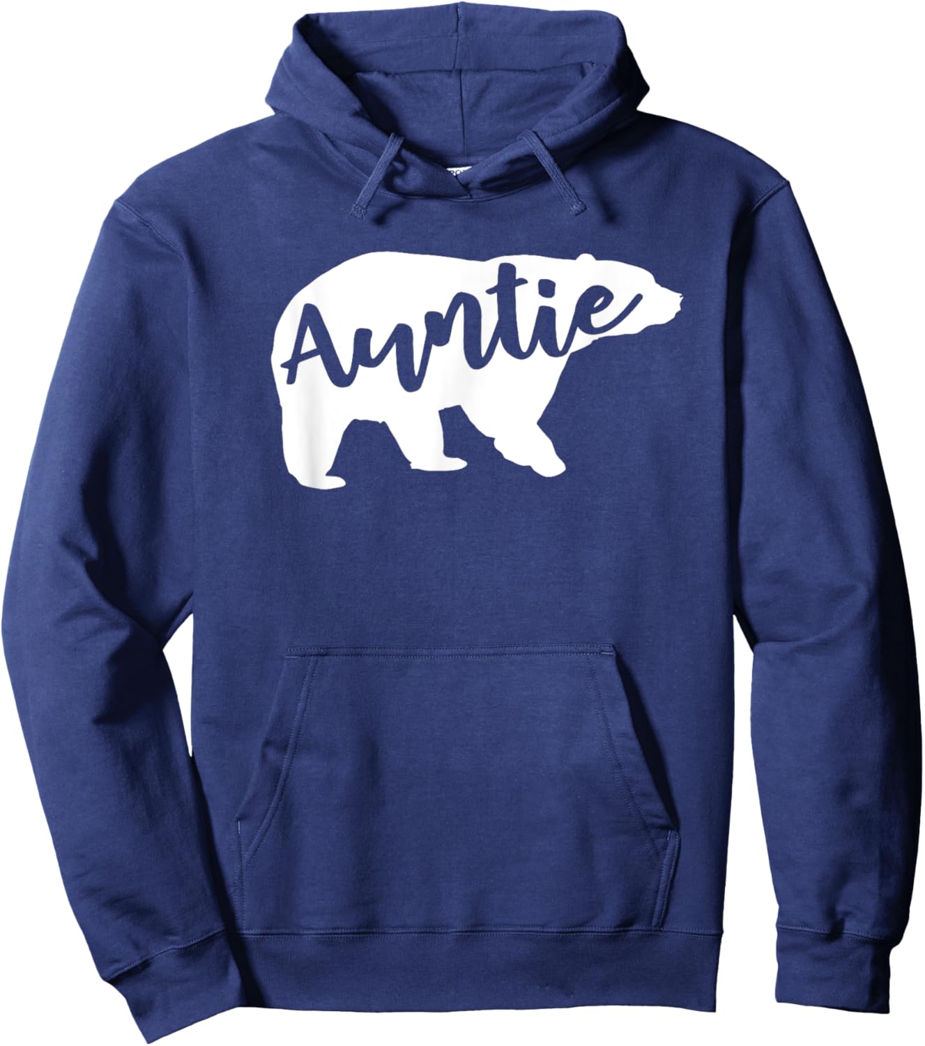 Auntie Bear Aunt Life Camping Hoodie - Hoodie | Navy