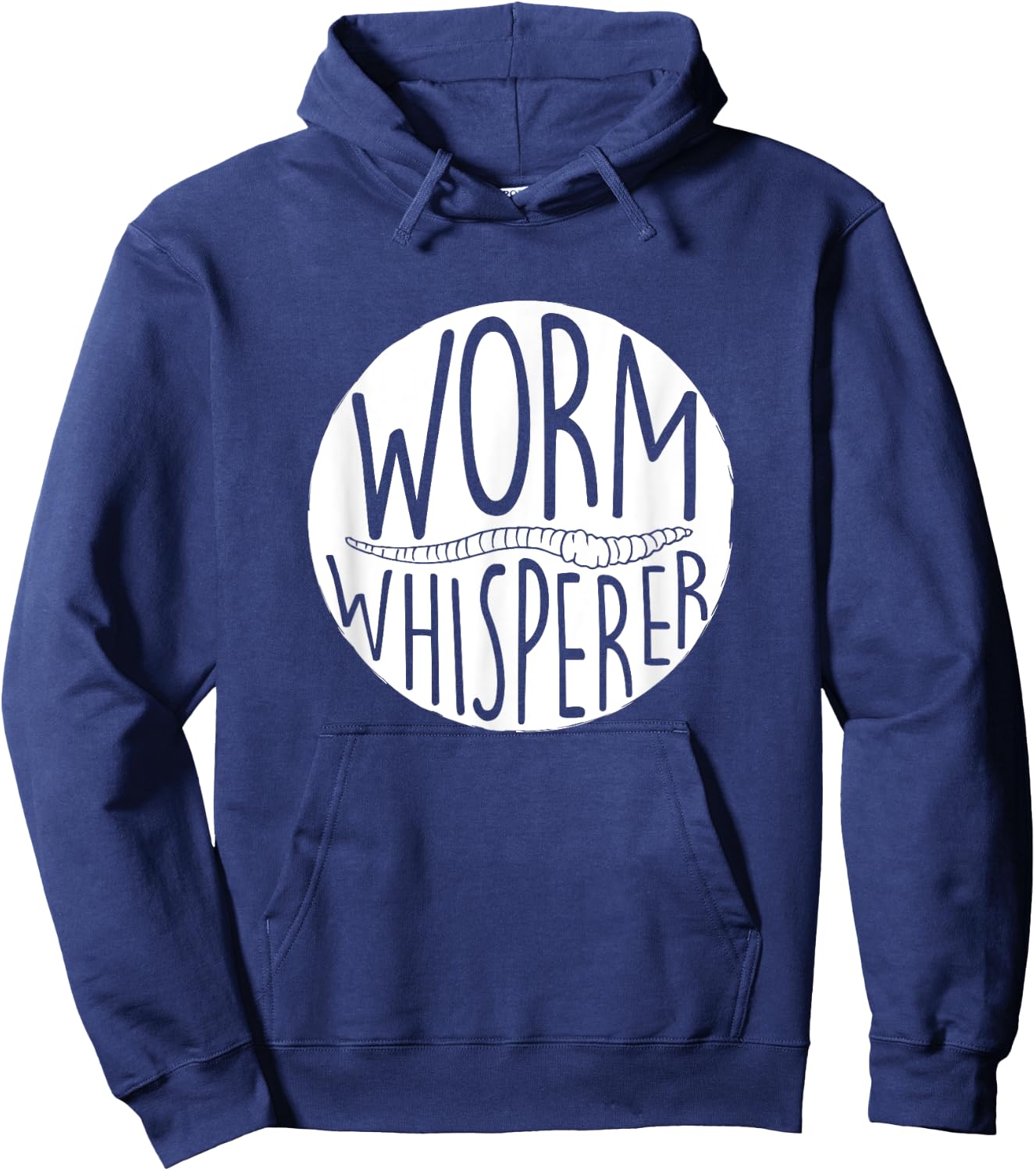 Worm Whisperer, Worm Farmer Vermiculture Hoodie - Hoodie | Navy