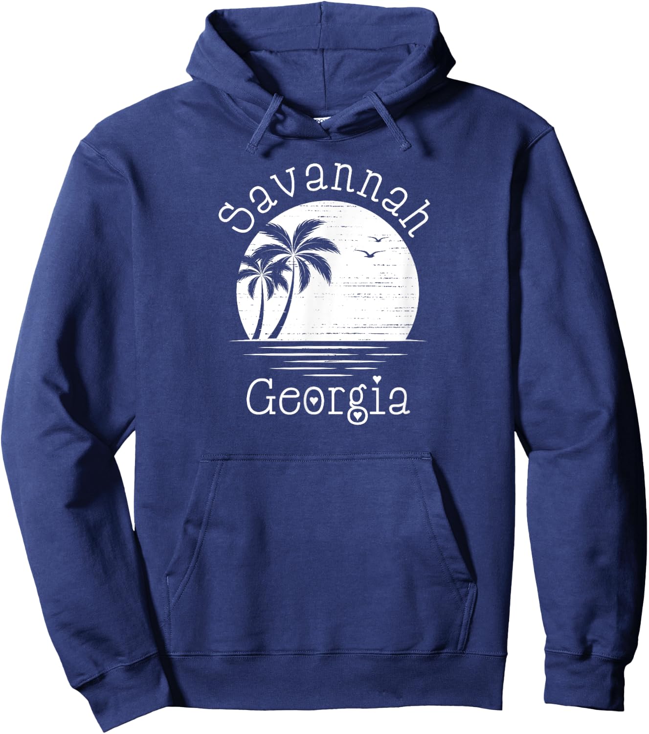 Savannah Georgia Hoodie - Hoodie | Navy
