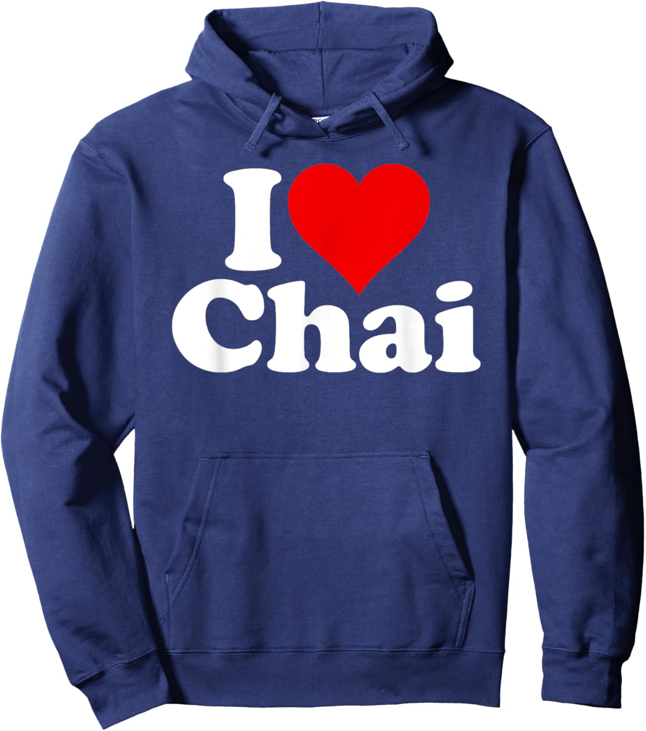 I Love Heart Chai Tea Hoodie - Hoodie | Navy