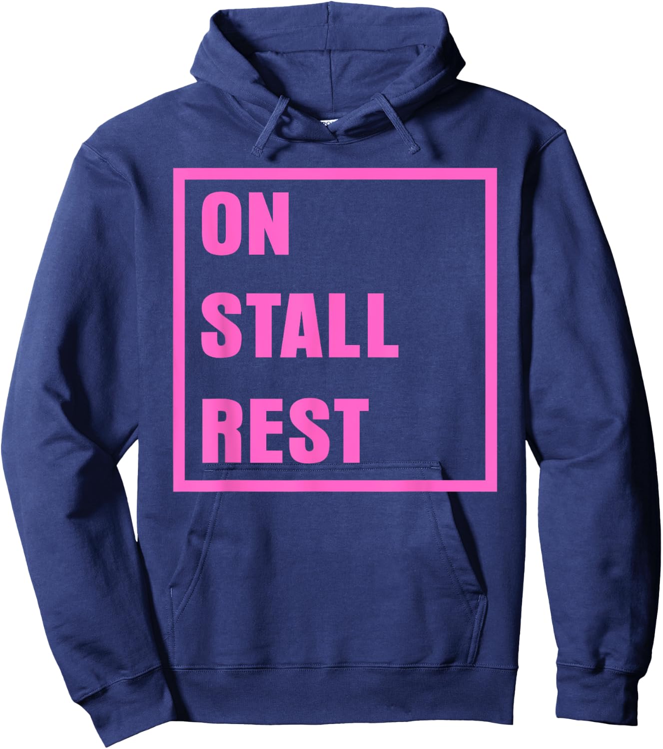 On Stall Rest Horse Lover Girlfriend Hoodie - Hoodie | Navy