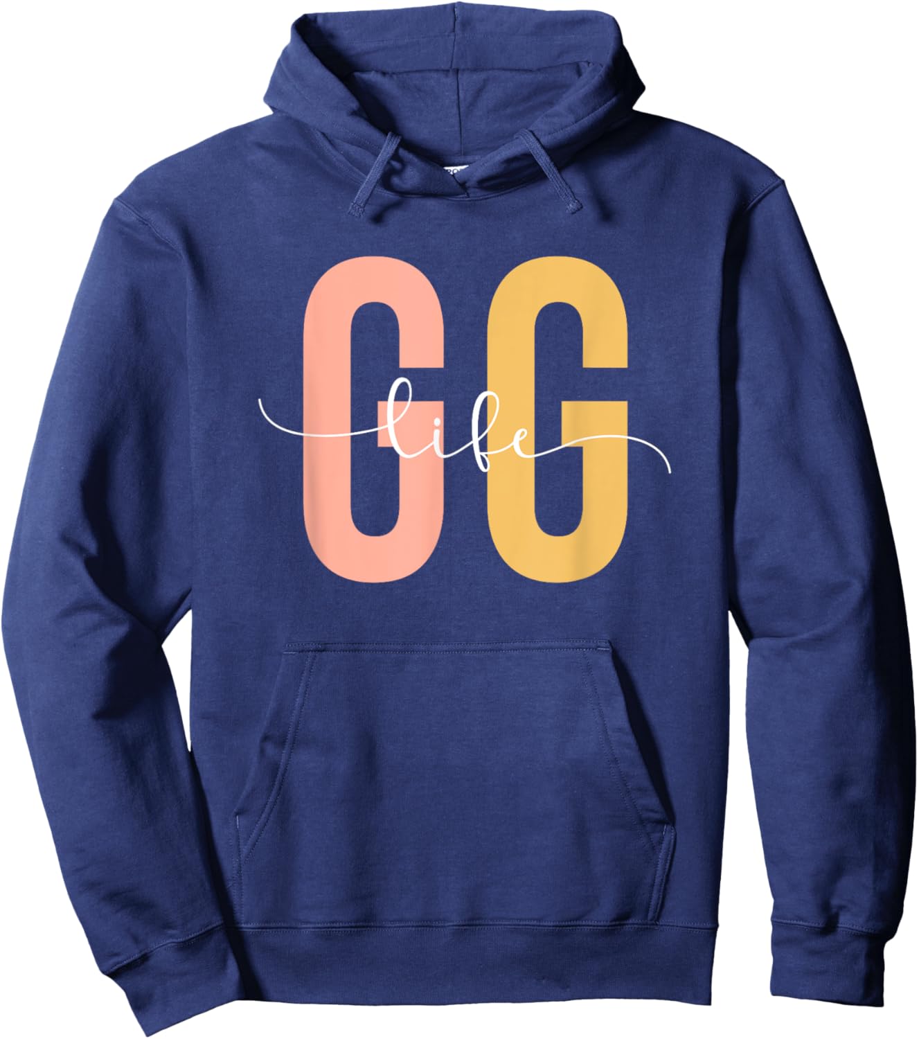 GG Life GG Grandma GG Grandmother Hoodie - Hoodie | Navy