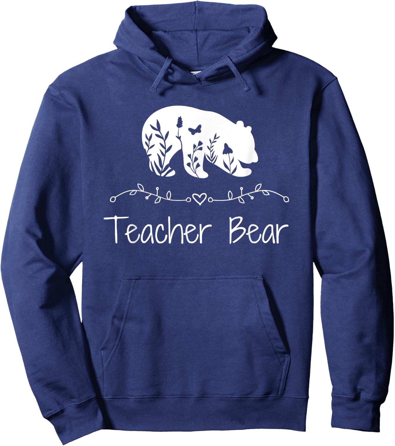 Teacher Bear For Educators - Teacher Appreciation Men Women Hoodie - Hoodie | Navy