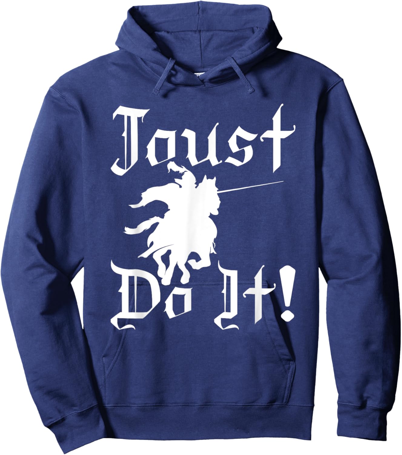 Jousting Knight Do It Ren Faire, Renaissance Festival Hoodie - Hoodie | Navy