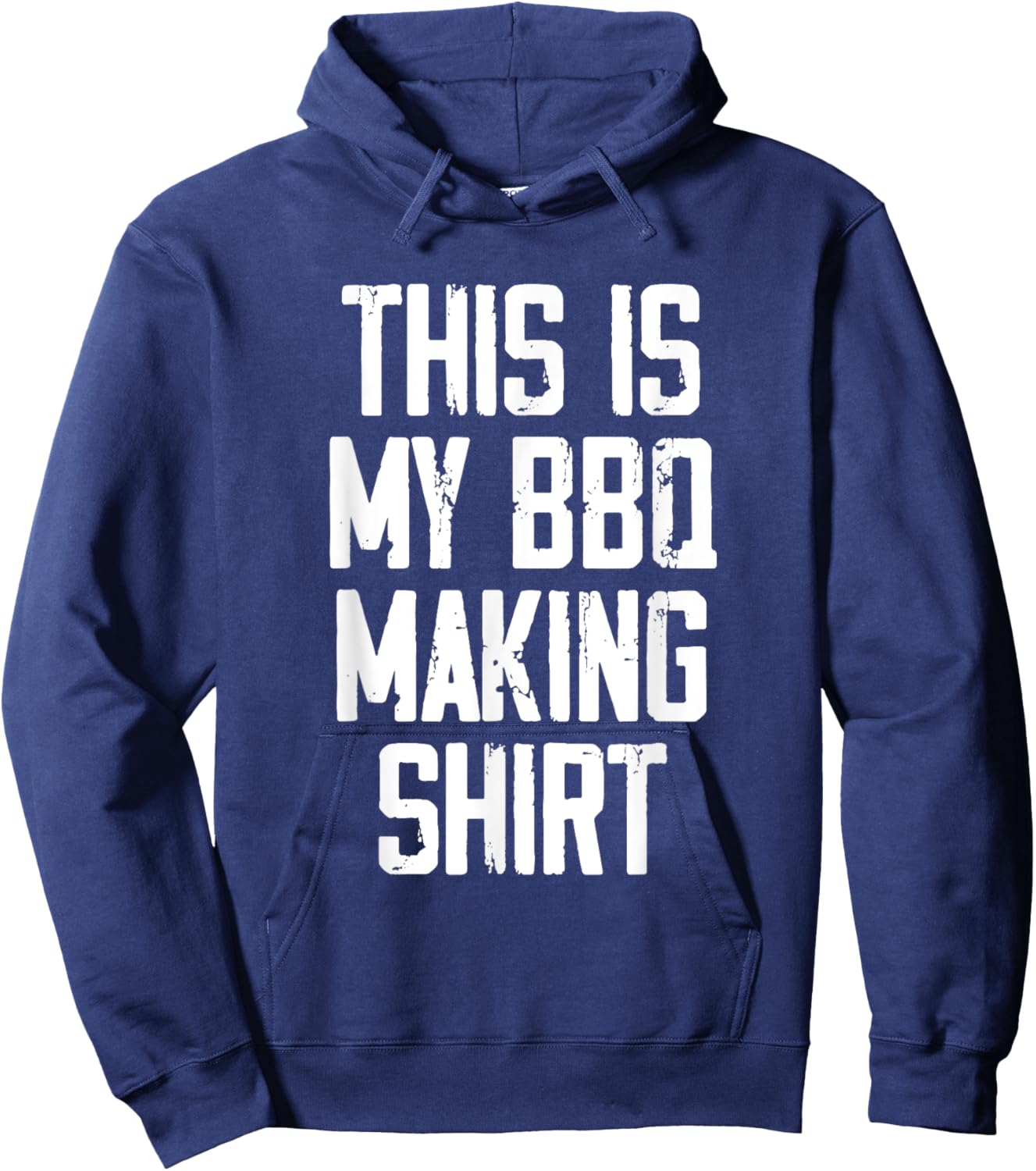 Meat Smoker Smoking Meat Grilling Barbecue Lover BBQ Party Hoodie - Hoodie | Navy