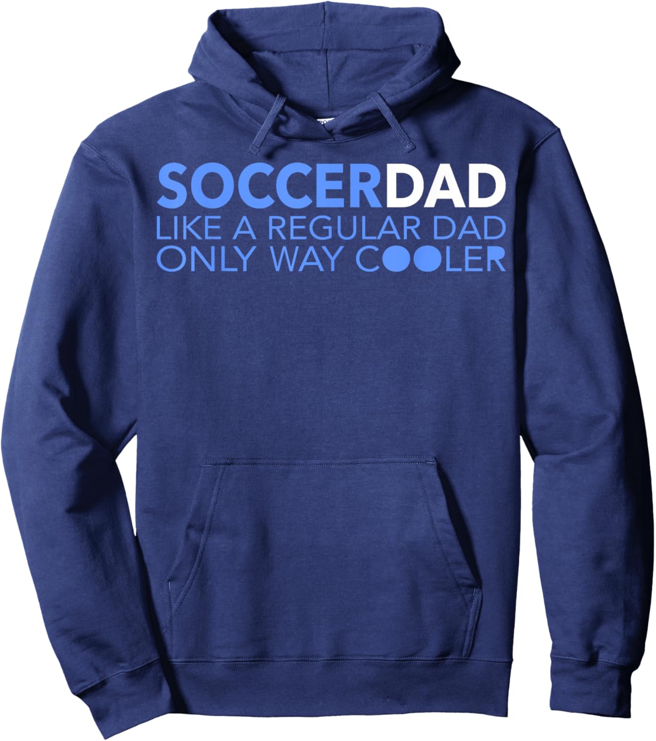 Soccer Dad Shirt Funny Definition Soccer Daddy Father's Day Hoodie - Hoodie | Navy