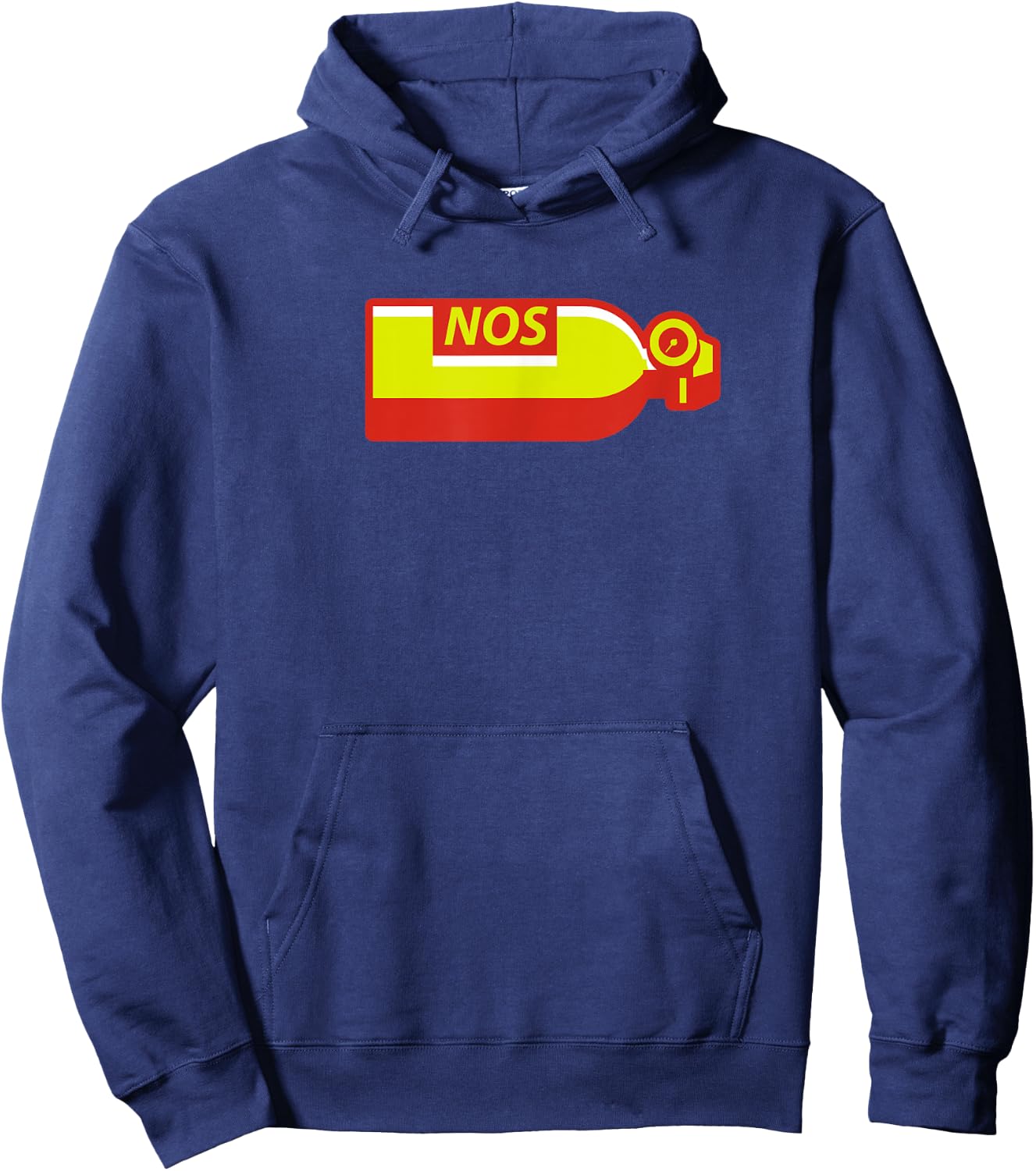 NOS Drag Race Tuning Dragster Racing Car Tuner Hoodie - Hoodie | Navy