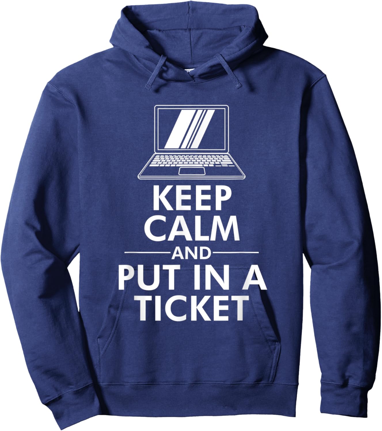 Funny Computer Tech Repair Geek and Tech Support Hoodie - Hoodie | Navy