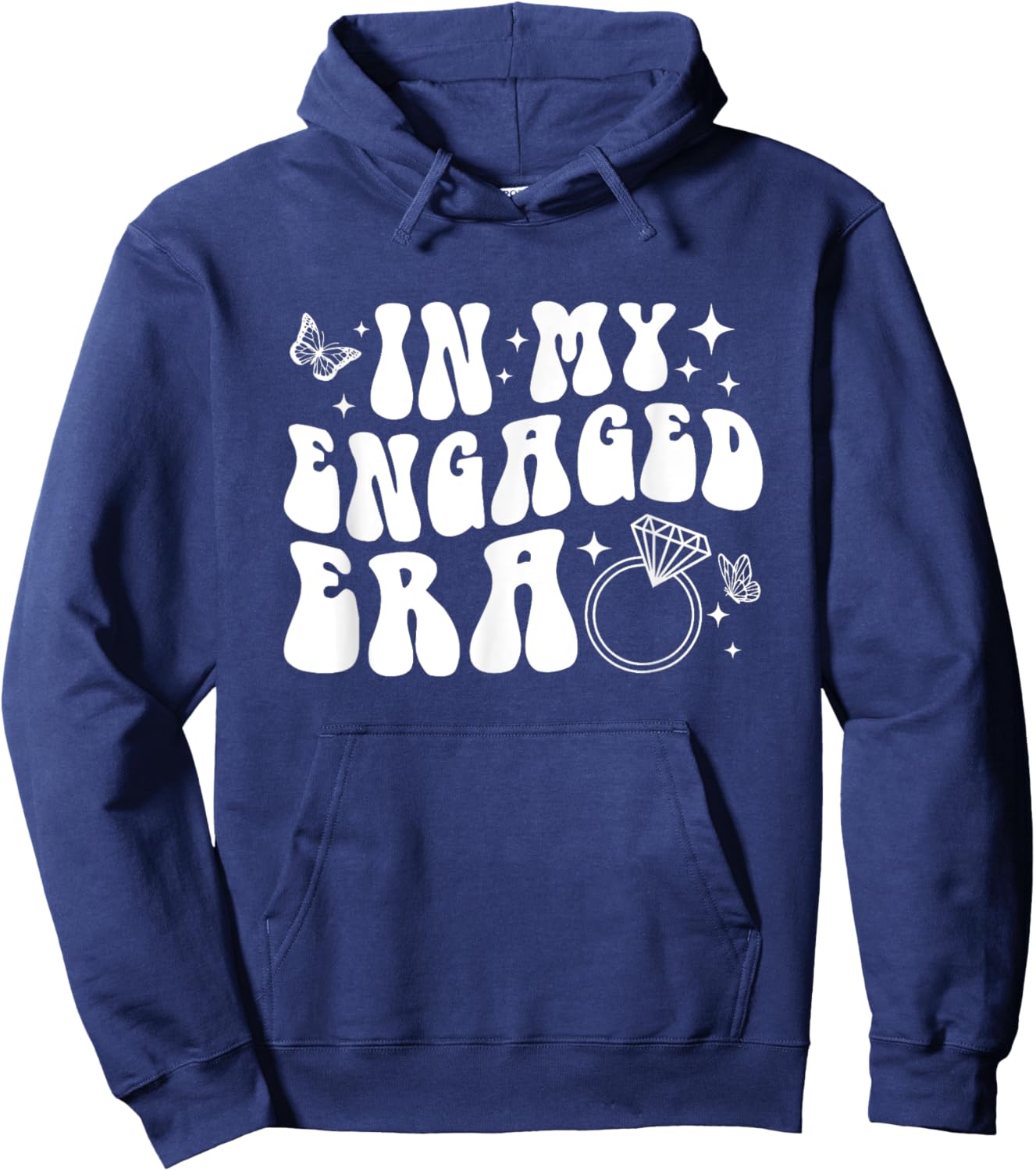 In My Engaged Era Hoodie - Hoodie | Navy