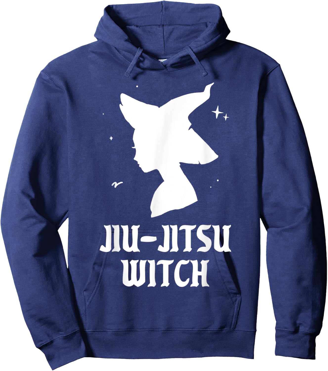 Jiu-Jitsu Witch Funny Martial Arts Sports Halloween Costume Hoodie - Hoodie | Navy