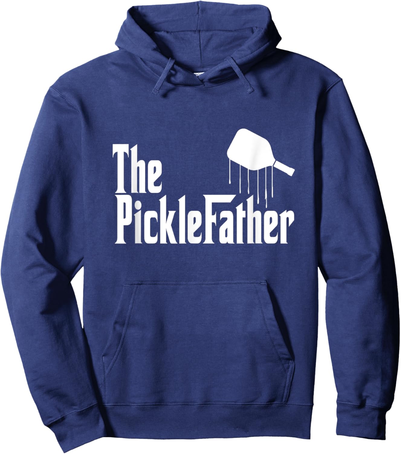 Funny Pickleball The Picklefather Funny Fathers Hoodie - Hoodie | Navy