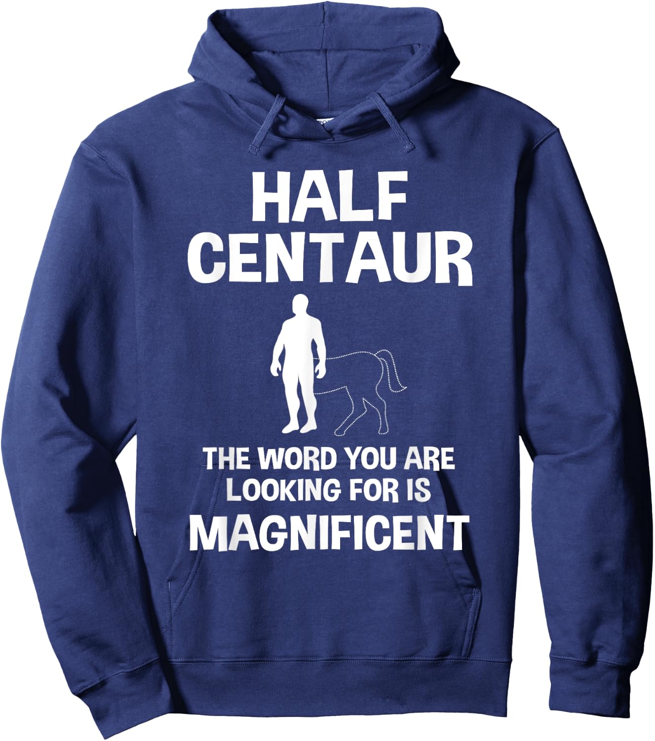 Half Man Half Horse Funny Centaur Hoodie - Hoodie | Navy