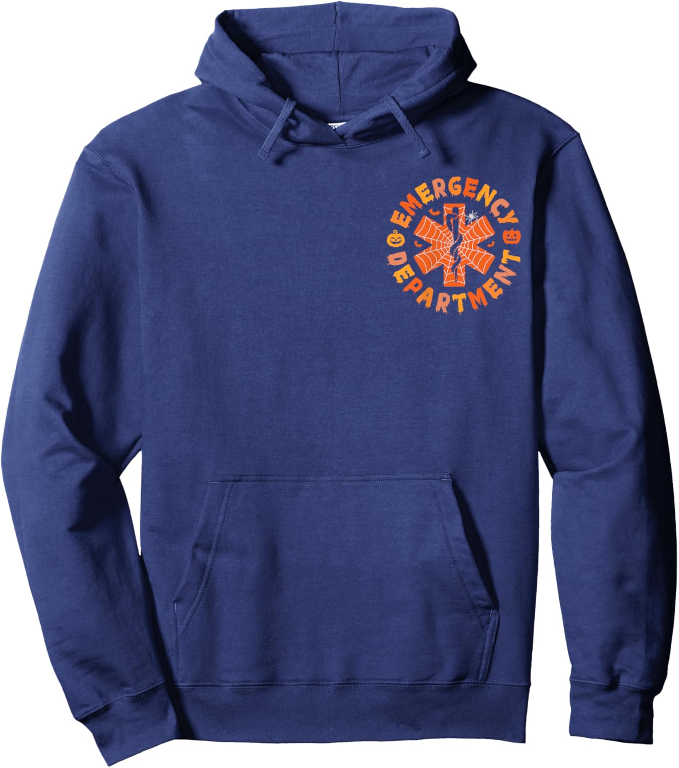 Emergency Department Halloween Emergency Room ER Nurse Hoodie - Hoodie | Navy