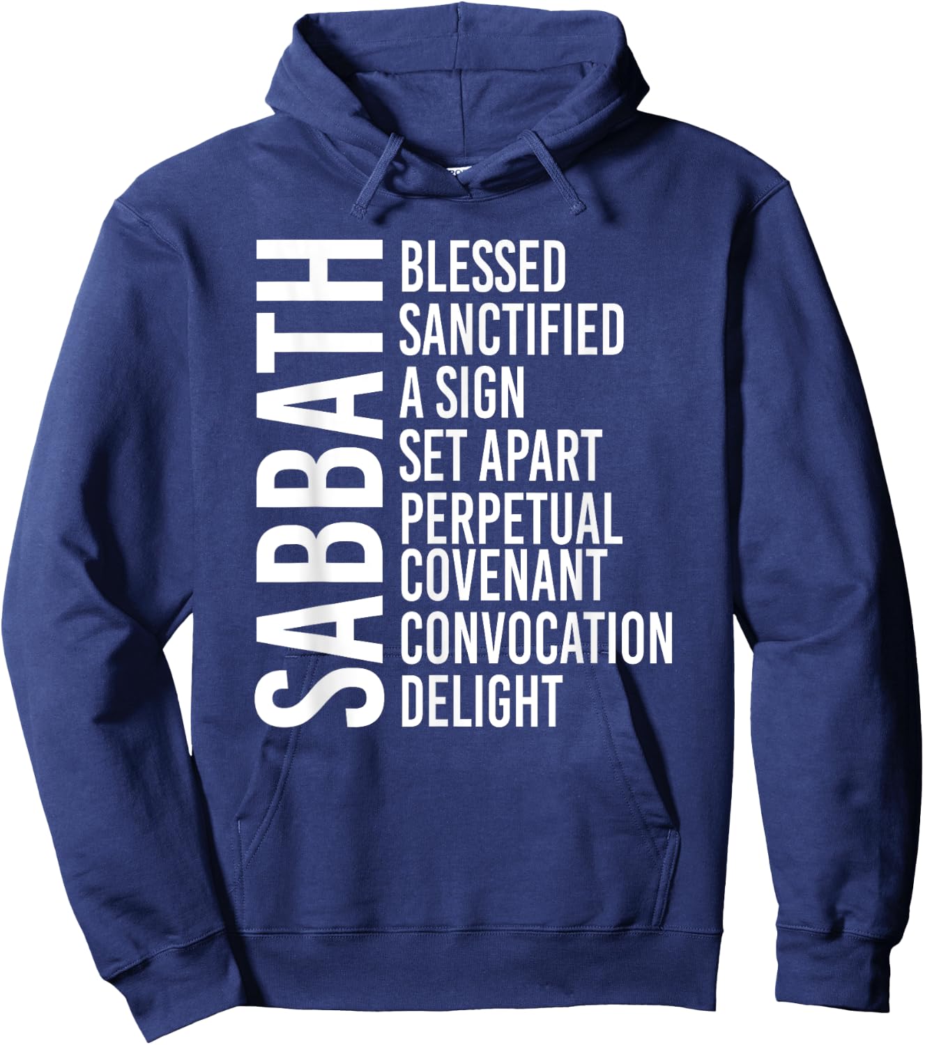 Sabbath Commandment Hoodie - Hoodie | Navy