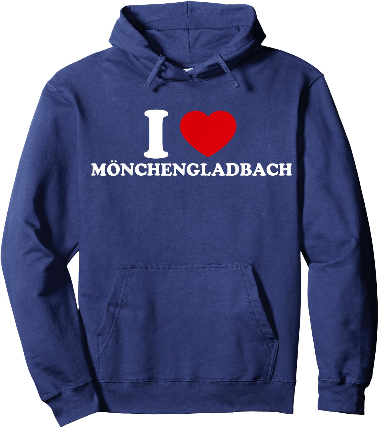 I Love Mönchengladbach Hoodie - Hoodie | Navy