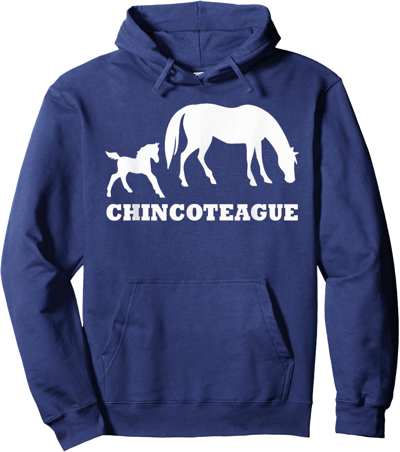 Chincoteague Ponies Hoodie - Hoodie | Navy