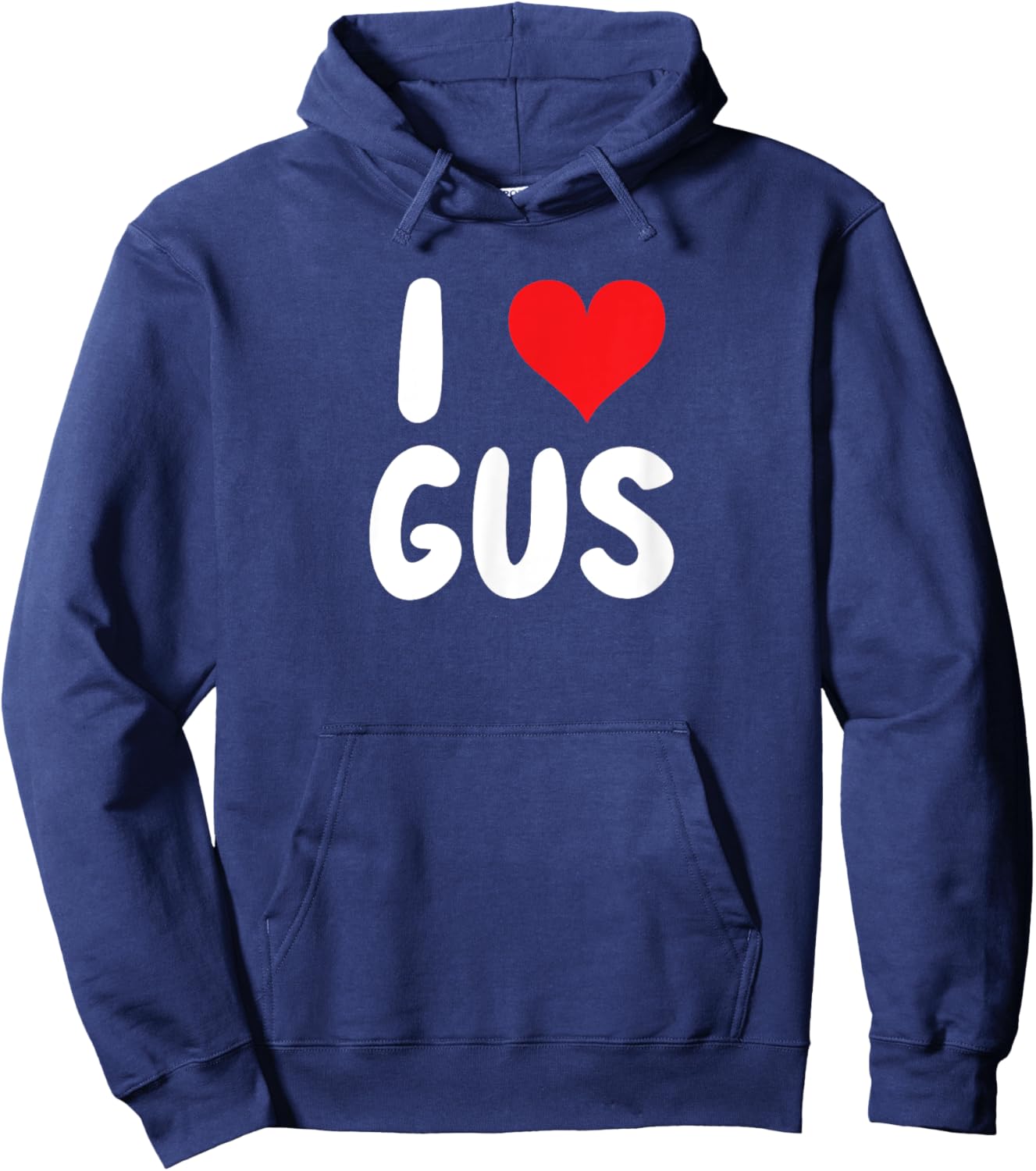 I Love Gus - Heart - Name Hoodie - Hoodie | Navy