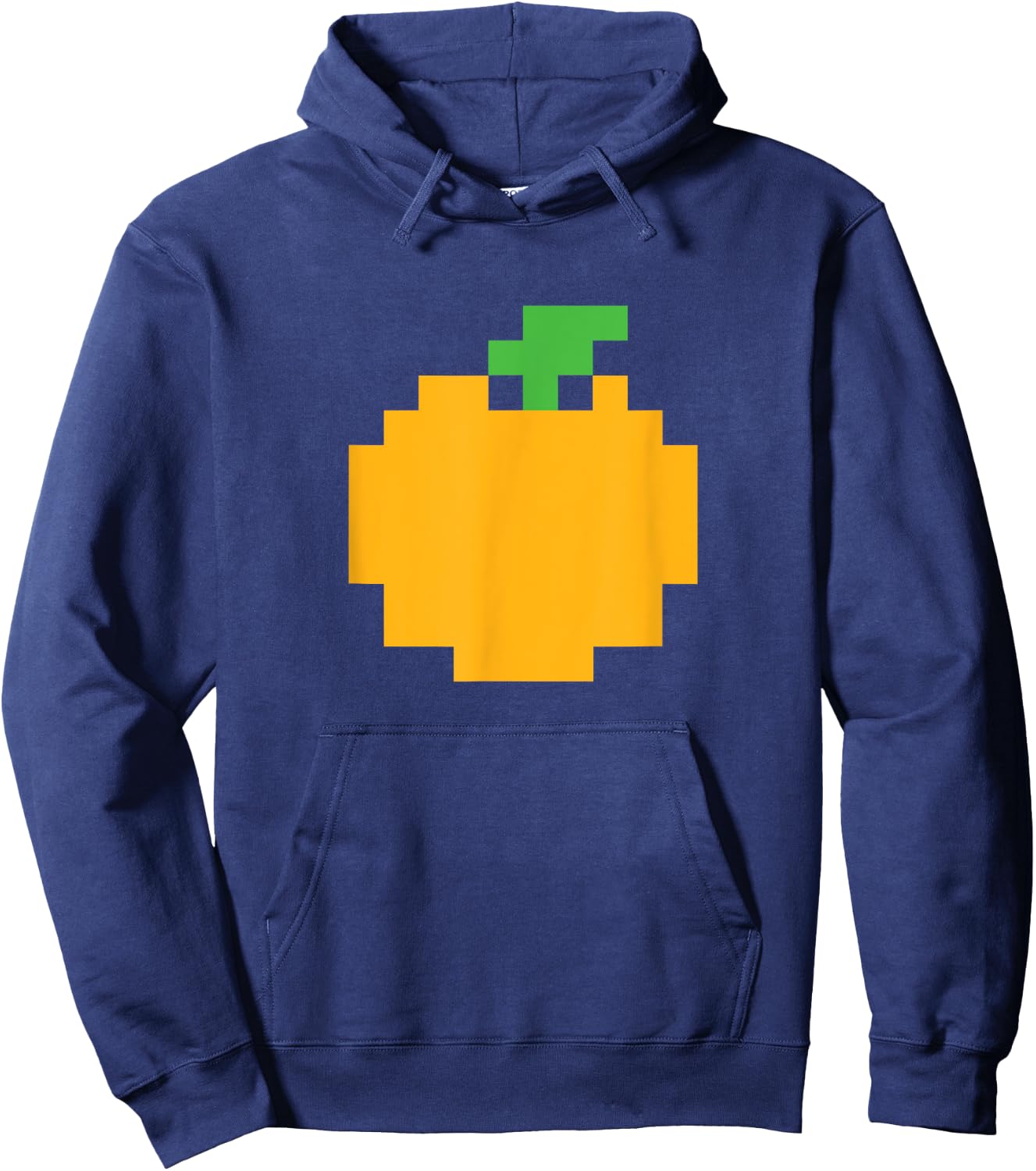 Pixel Orange 80s Video Game Halloween Easy Group Costume Hoodie - Hoodie | Navy