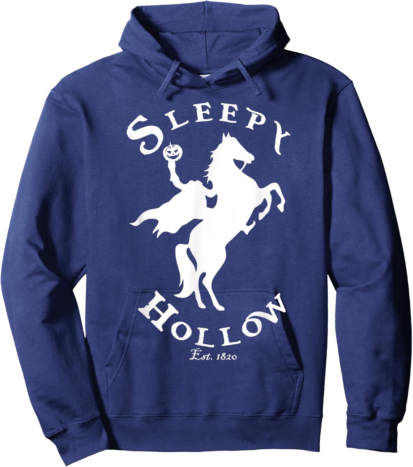 Vintage Headless.Horseman Halloween Sleepy Hollow Est 1820 Hoodie - Hoodie | Navy