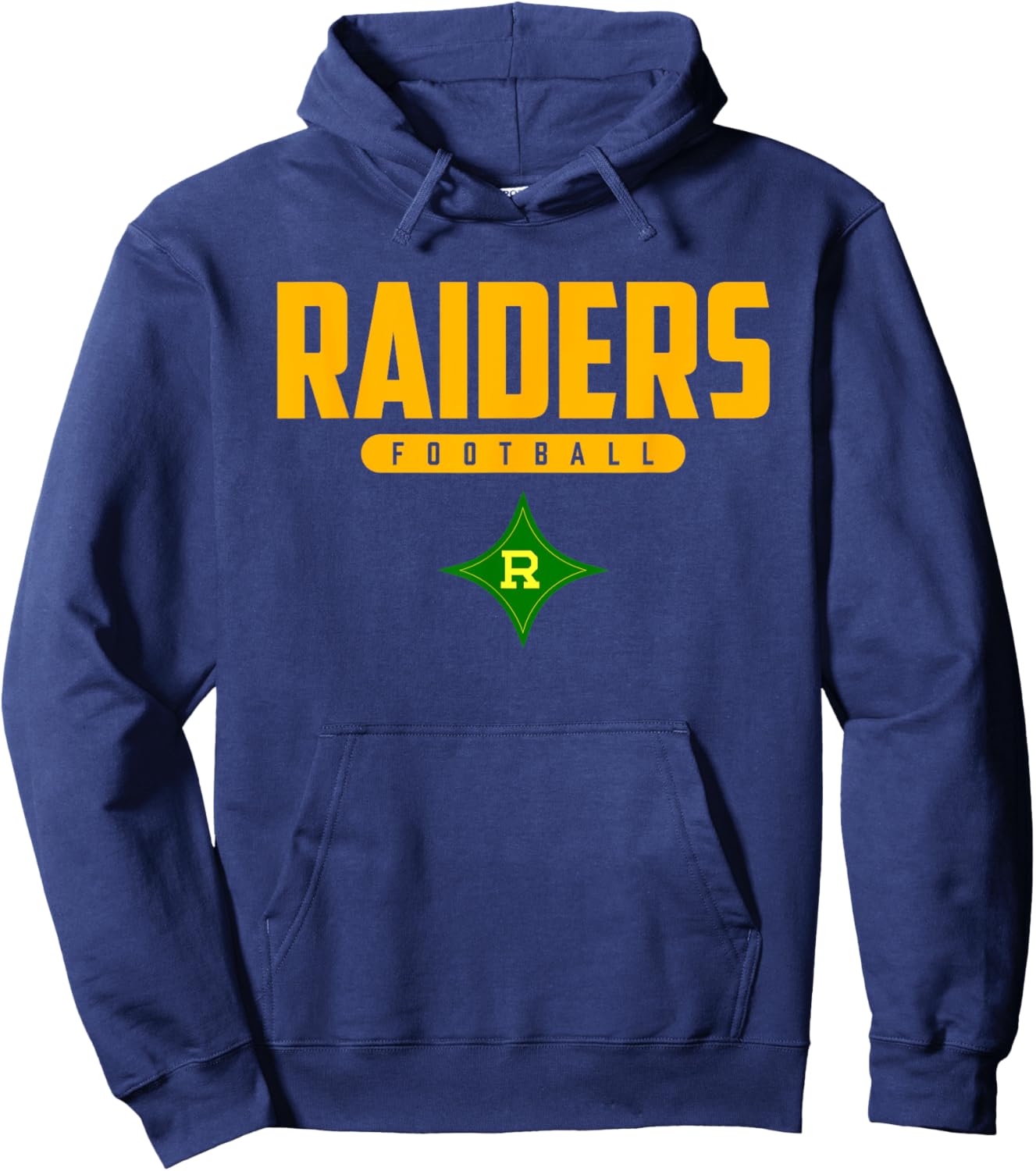 Richmond Raiders Logo Football HS Hoodie - Hoodie | Navy