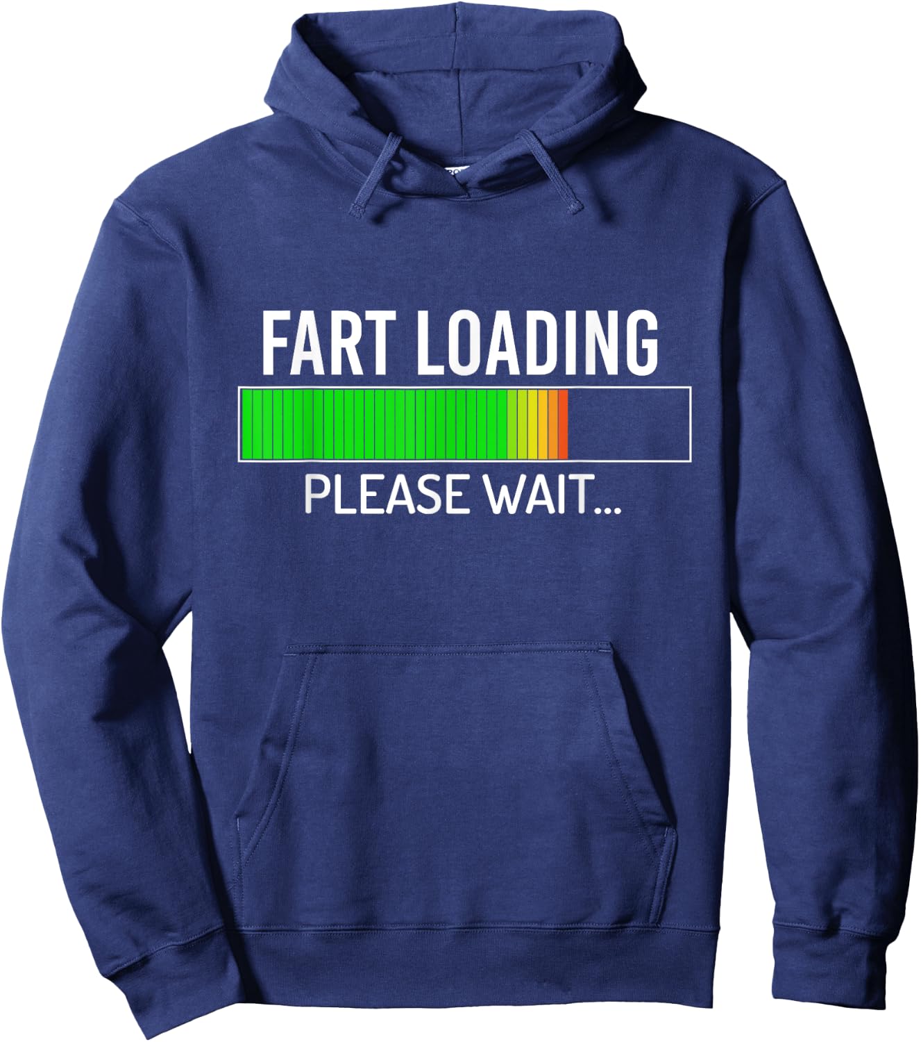 Fart Loading Please Wait - Funny Saying Hoodie - Hoodie | Navy