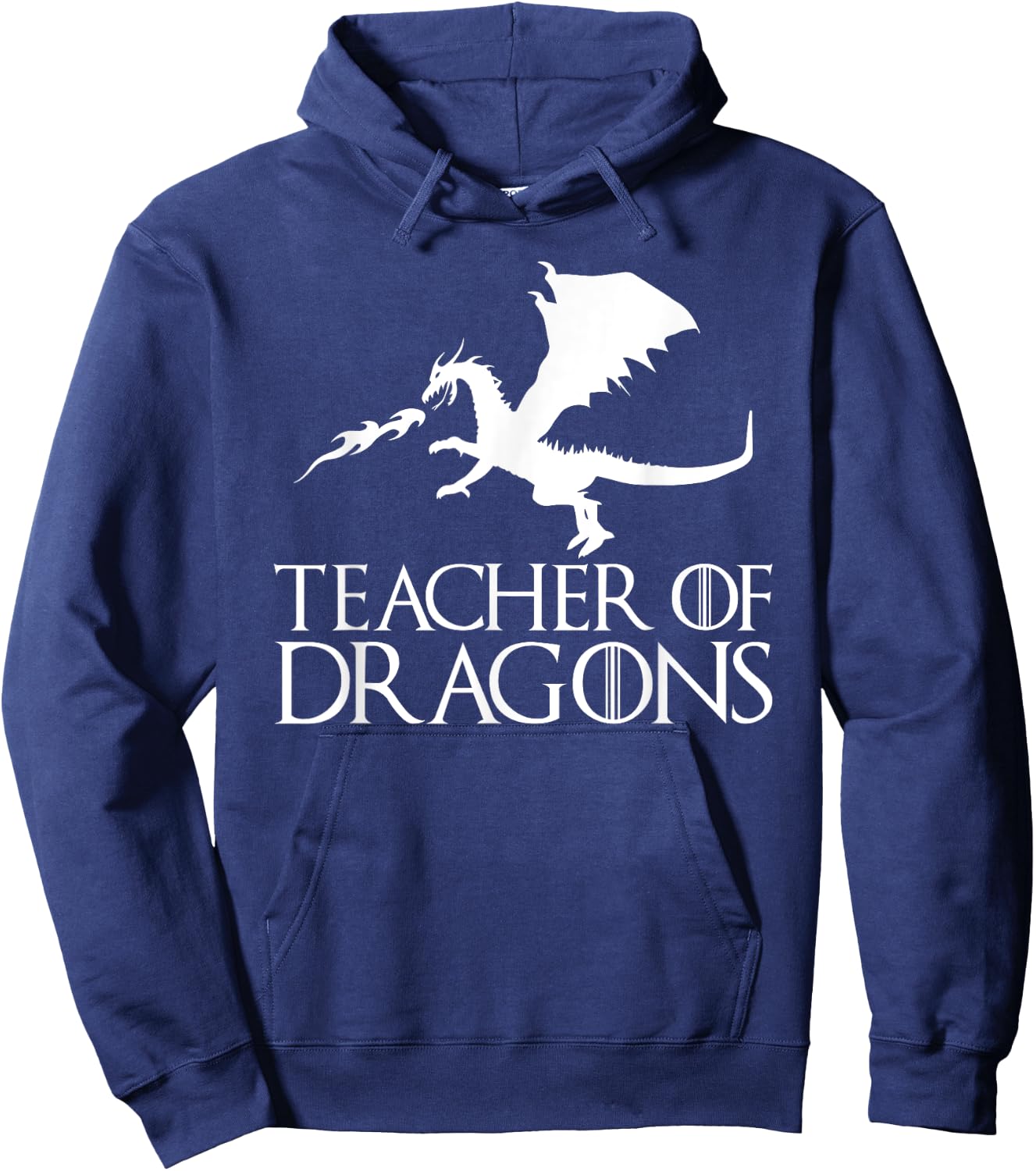 Teacher of Dragons - Funny Halloween Costume Gift Hoodie - Hoodie | Navy